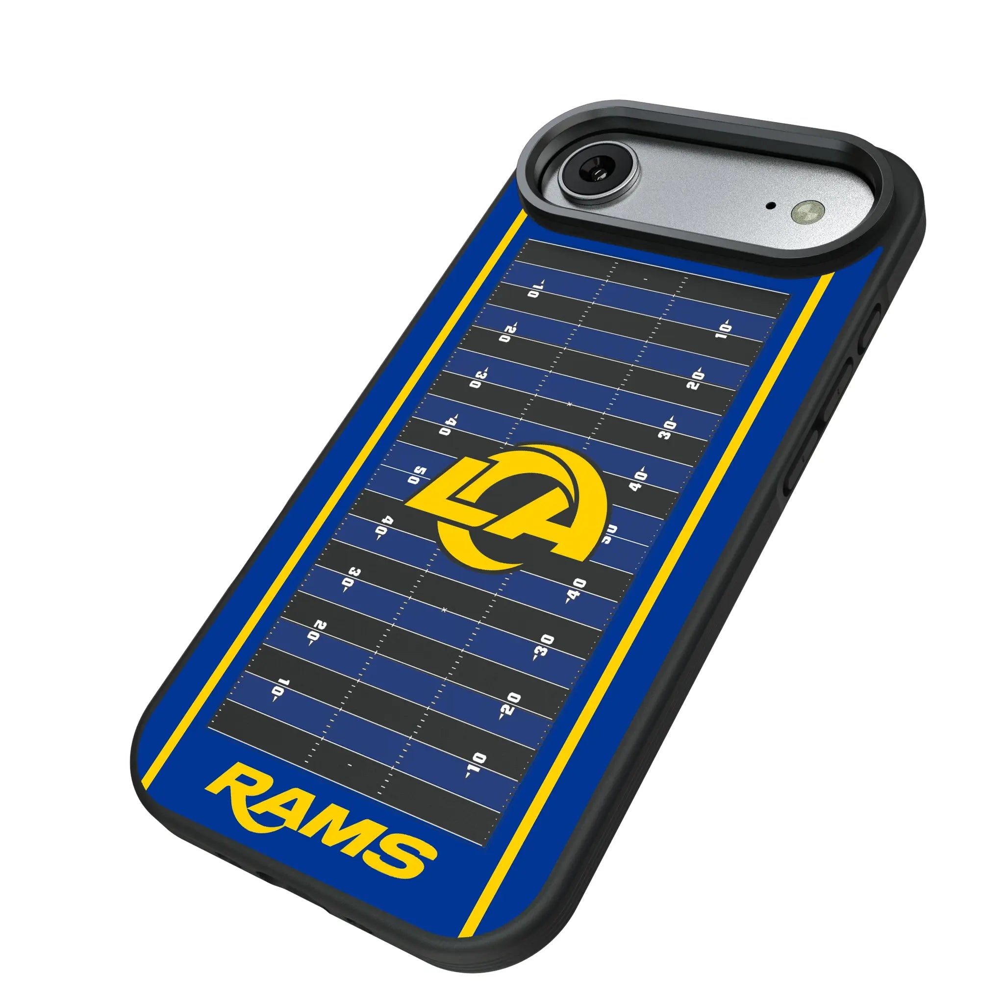 Los Angeles Rams Field iPhone Bump Phone Case for Apple iPhone - Isometric View#Device_iPhone Air