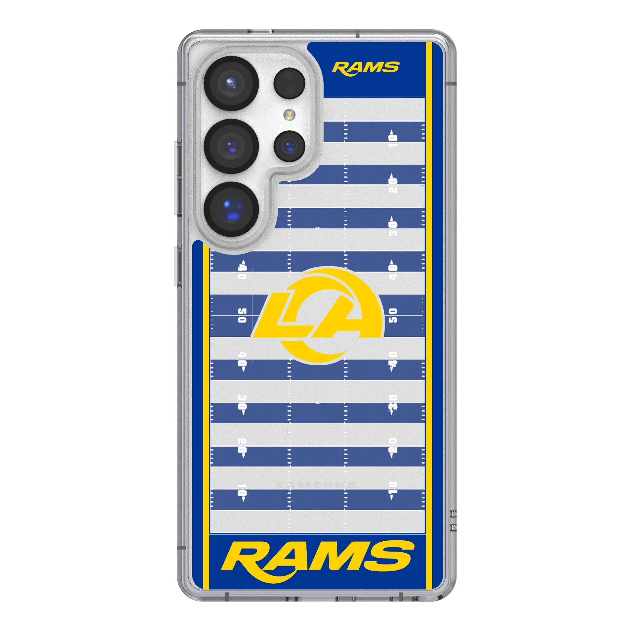 Los Angeles Rams Field Galaxy Clear Phone Case for Samsung Galaxy#Device_Galaxy S25 Ultra