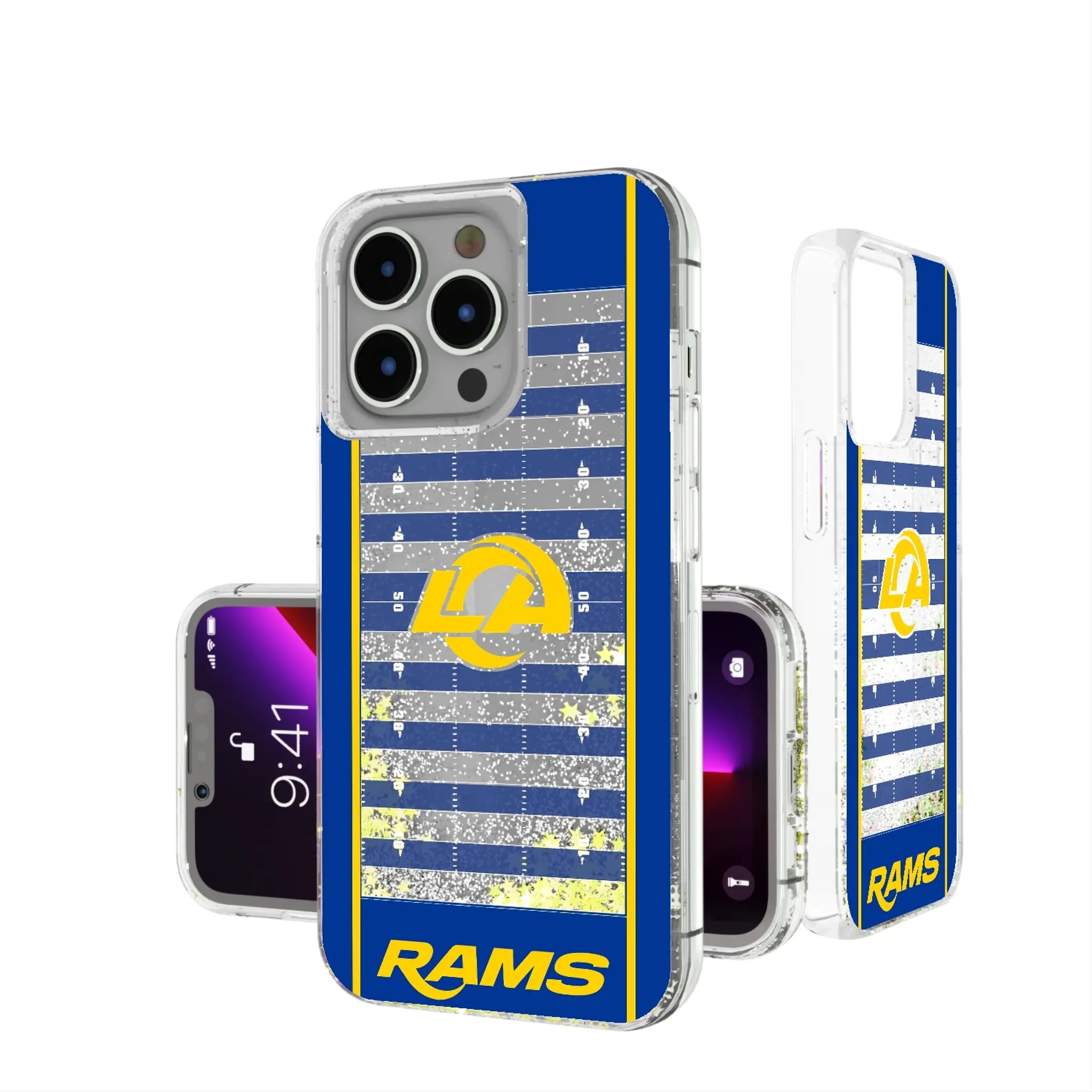 Los Angeles Rams Field iPhone Glitter Phone Case for Apple iPhone