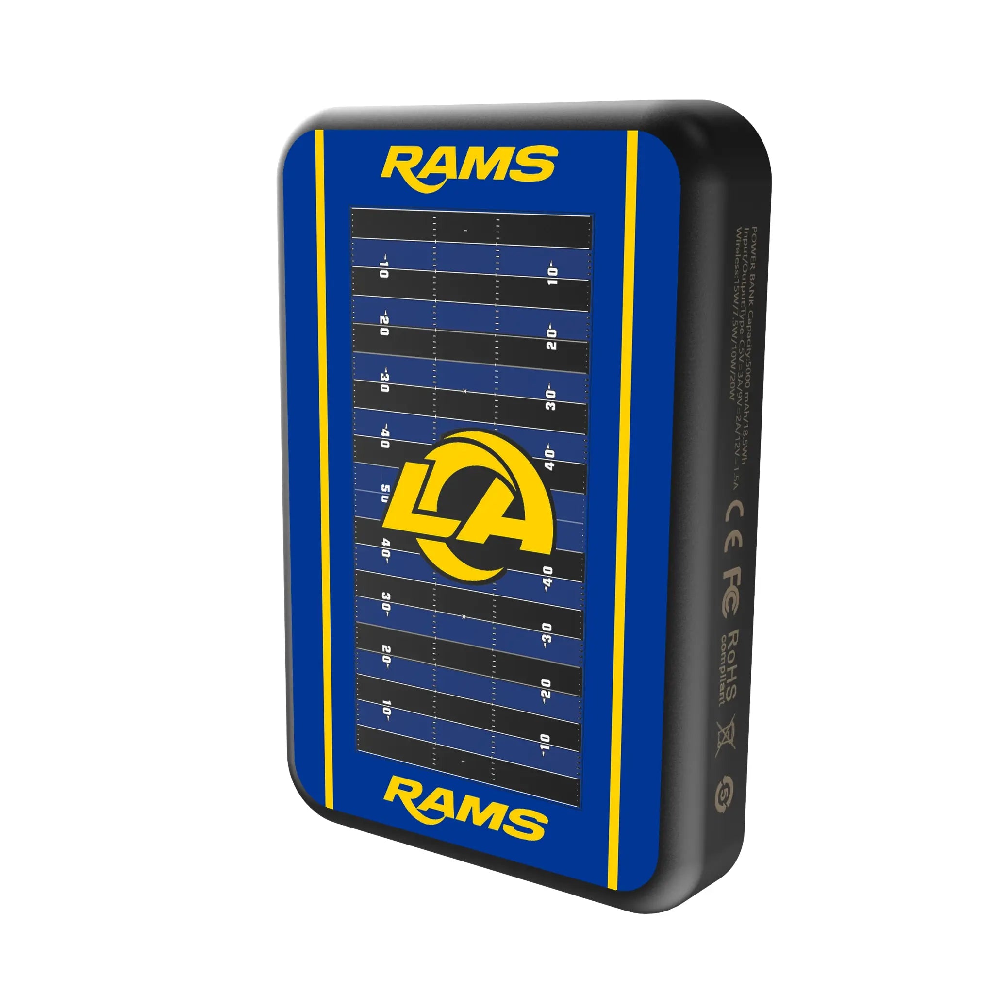 Los Angeles Rams Field Wireless Mag Power Bank