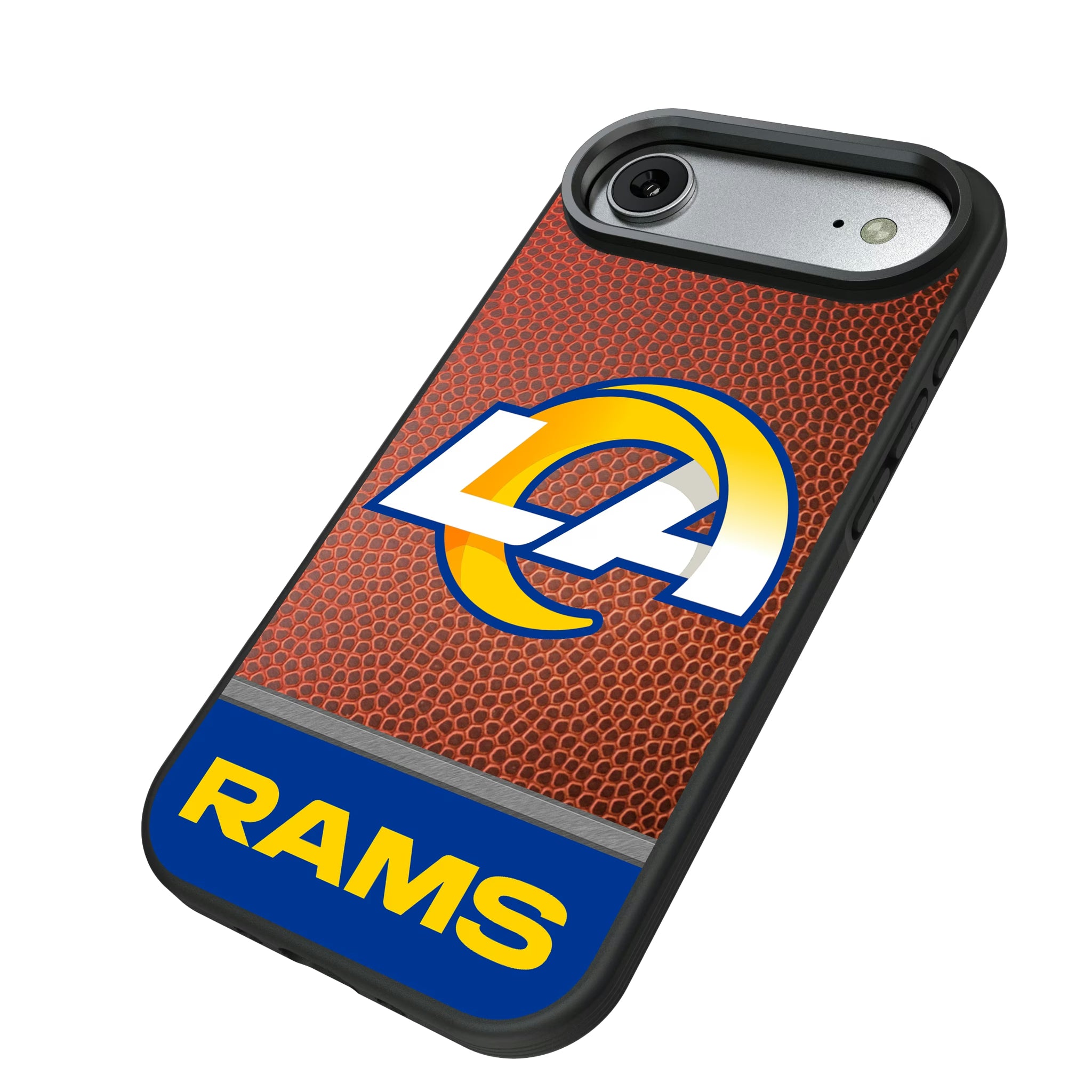 Los Angeles Rams Football Wordmark iPhone Bump Phone Case for Apple iPhone - Isometric View#Device_iPhone Air