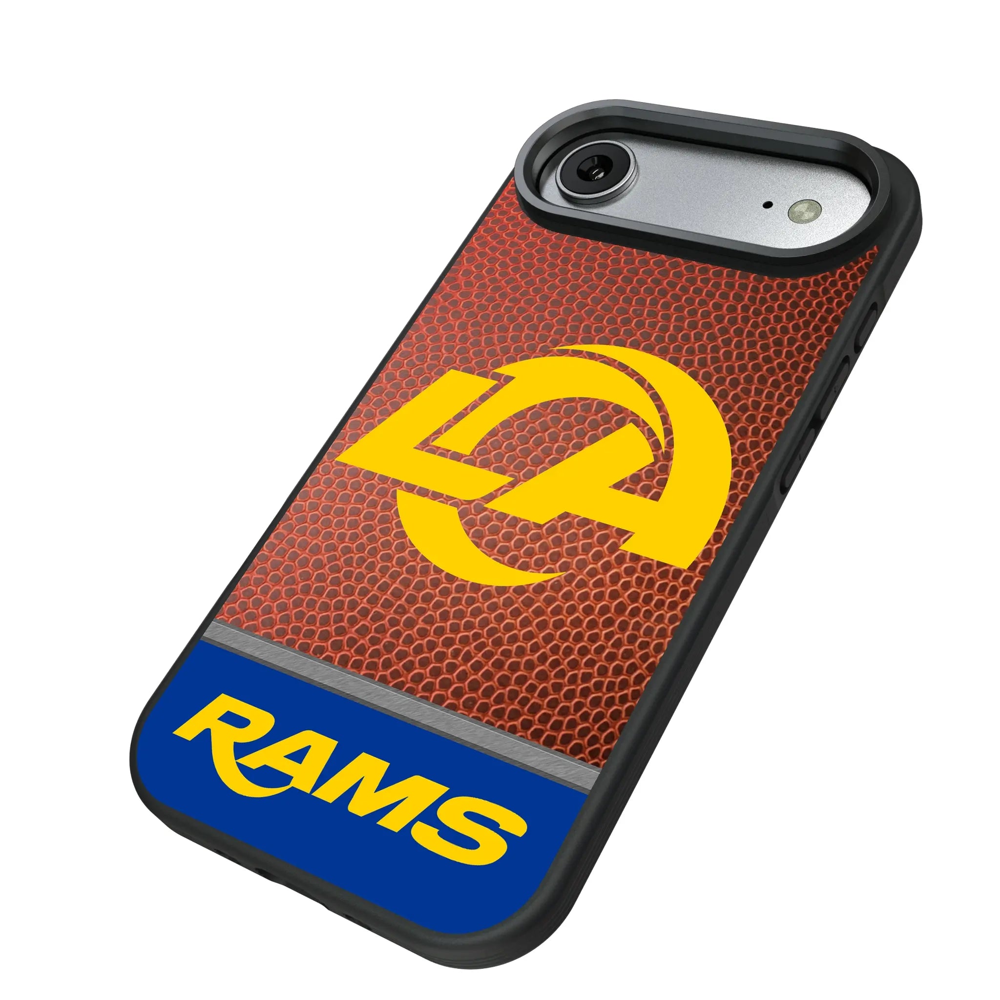 Los Angeles Rams Football Wordmark iPhone Bump Phone Case for Apple iPhone - Isometric View#Device_iPhone Air