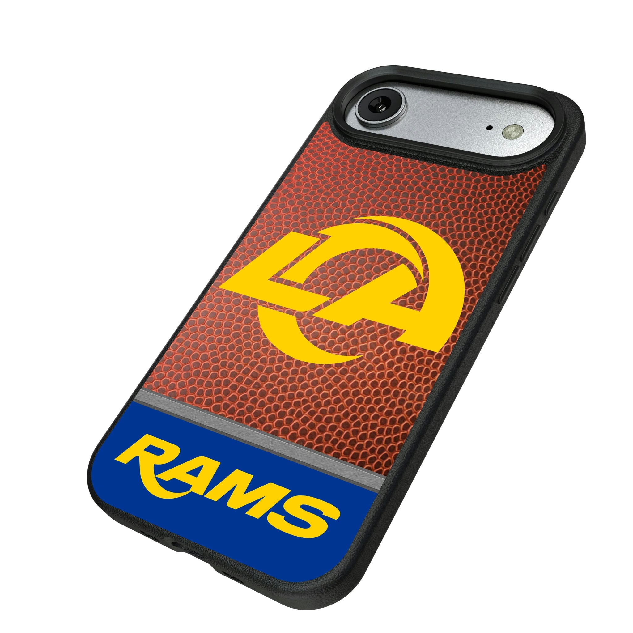 Los Angeles Rams Football Wordmark iPhone MagSafe Compatible Phone Case for Apple iPhone - Isometric View#Device_iPhone Air