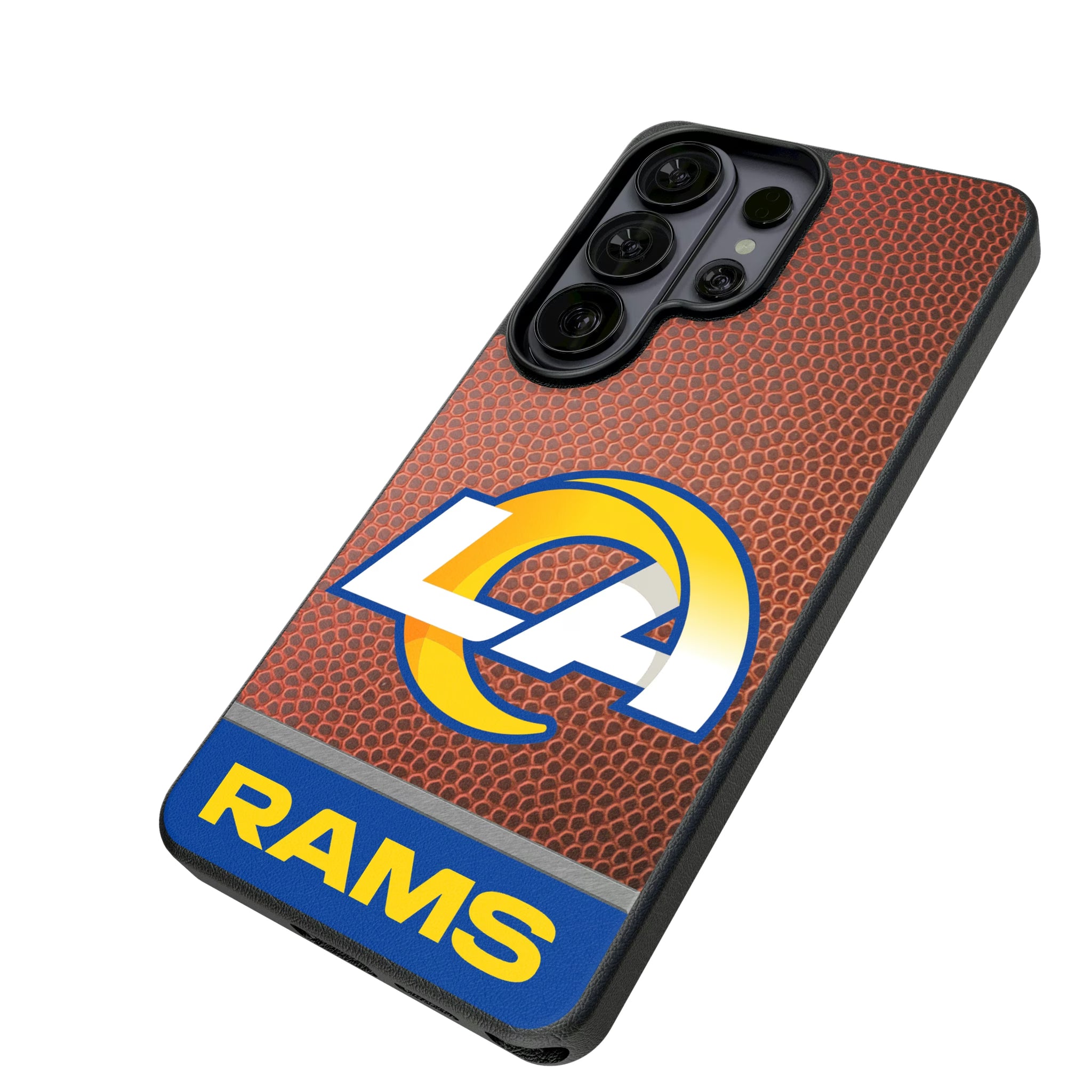 Los Angeles Rams Football Wordmark Galaxy MagSafe Compatible Phone Case for Samsung Galaxy - Isometric View