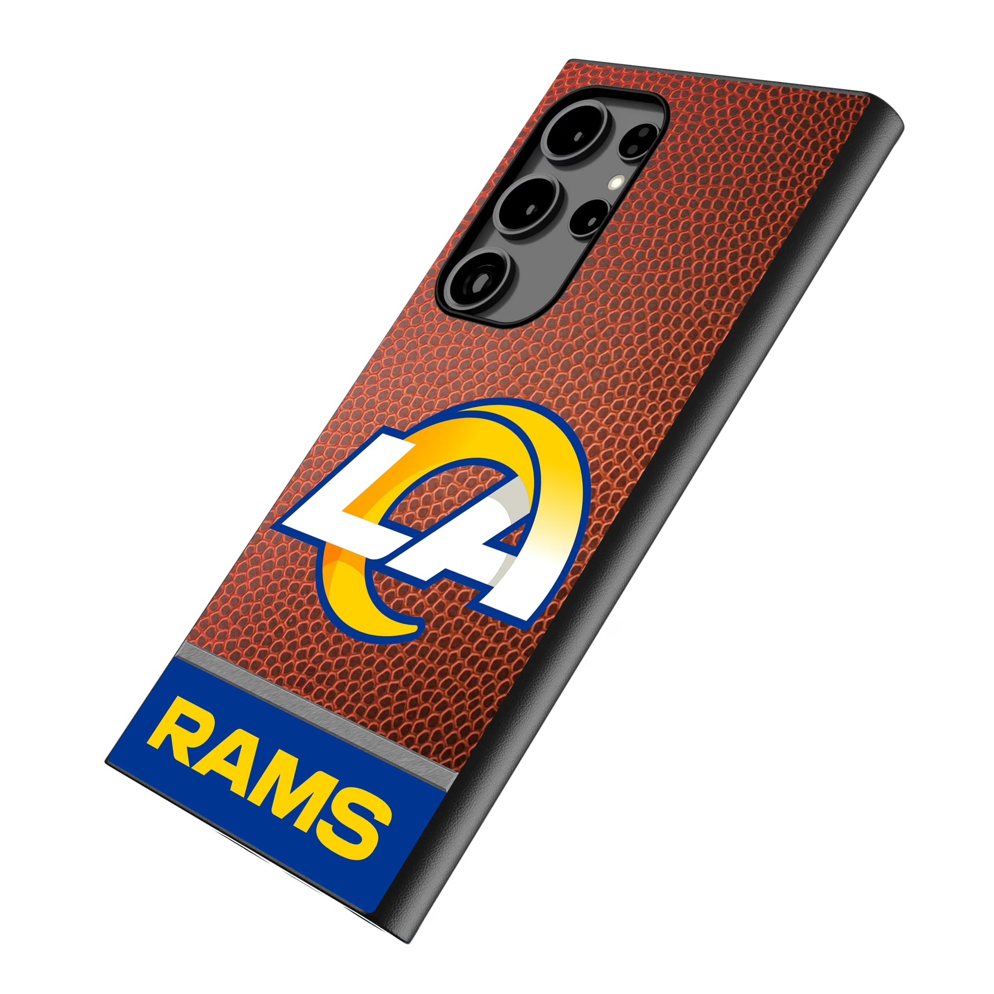 Los Angeles Rams Football Wordmark Galaxy MagSafe Compatible Phone Case for Samsung Galaxy - Isometric View