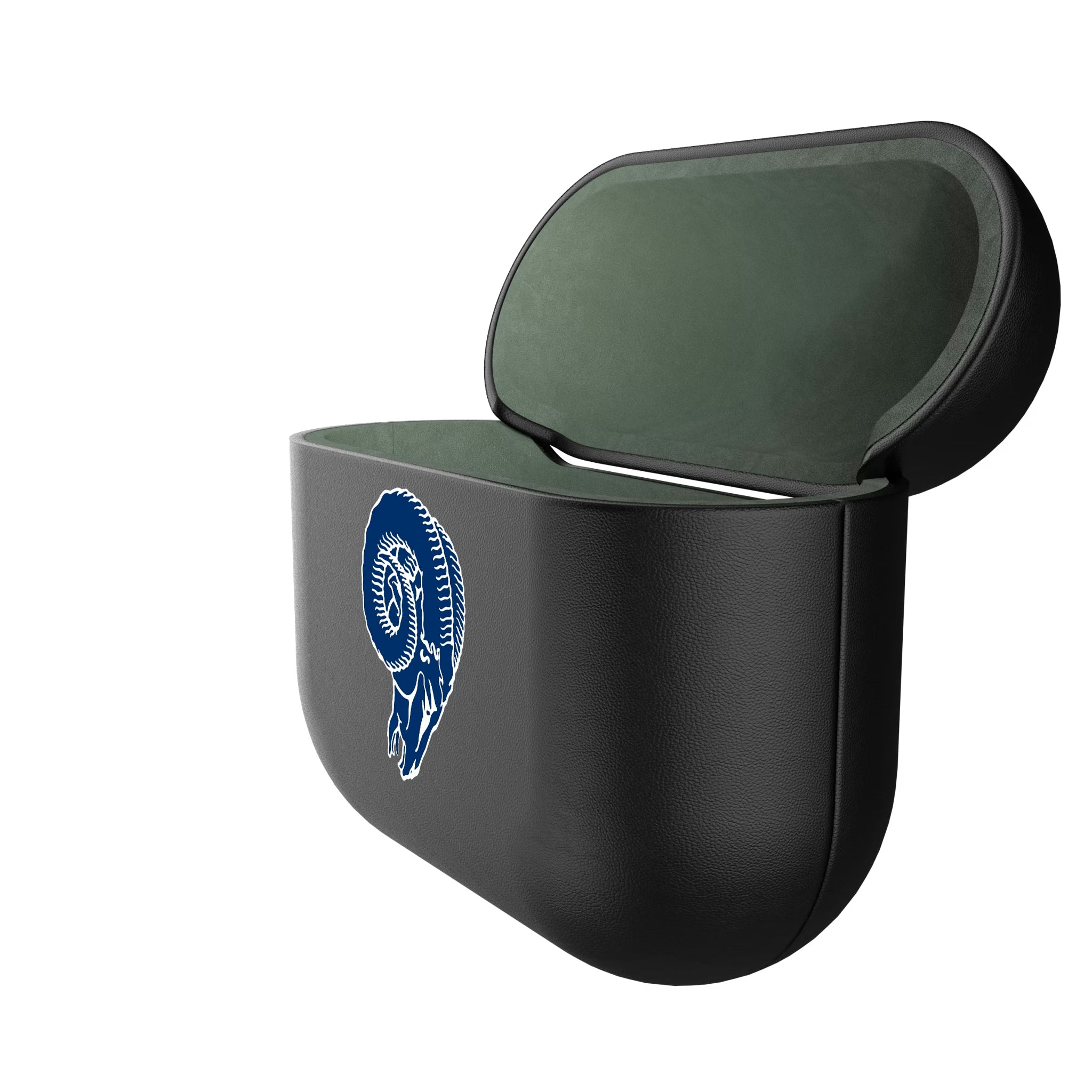 Los Angeles Rams Historic Collection Insignia AirPods AirPod Case Cover - Isometric View#Device_AirPods 3rd Gen