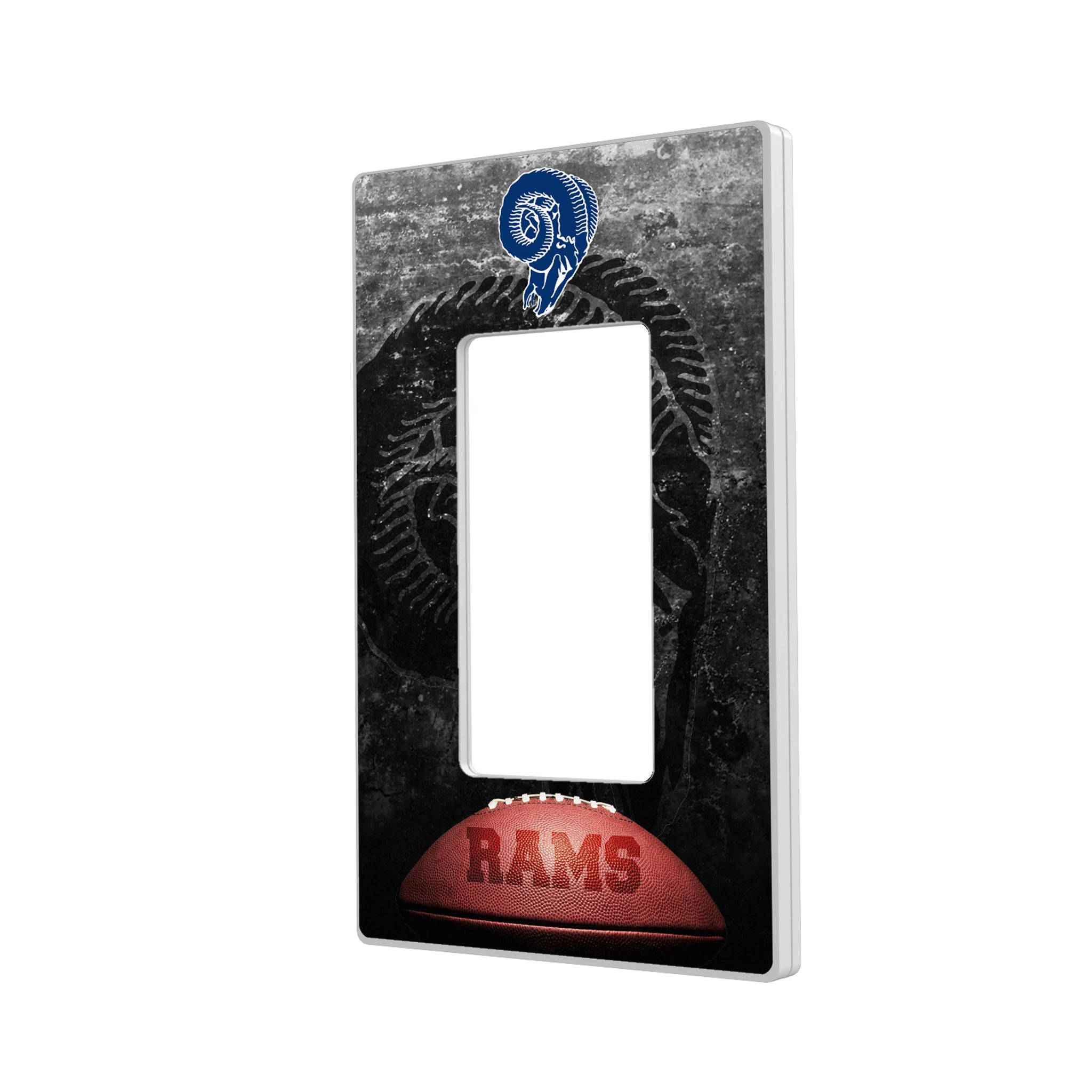 Los Angeles Rams Historic Collection Legendary Hidden-Screw Light Switch Plate#Style_Single Rocker