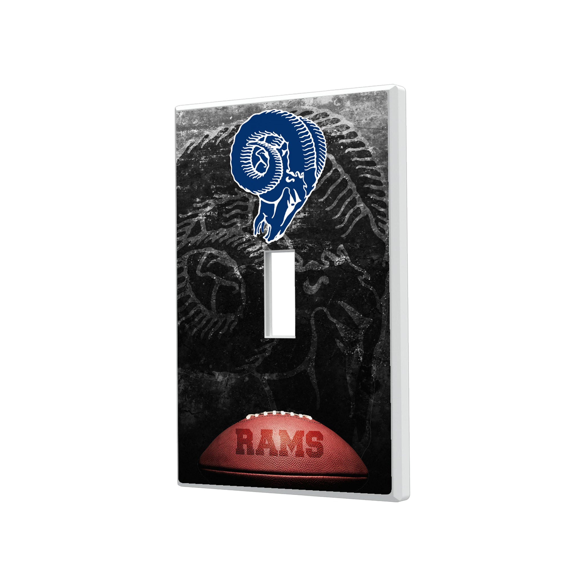 Los Angeles Rams Historic Collection Legendary Hidden-Screw Light Switch Plate#Style_Single Toggle