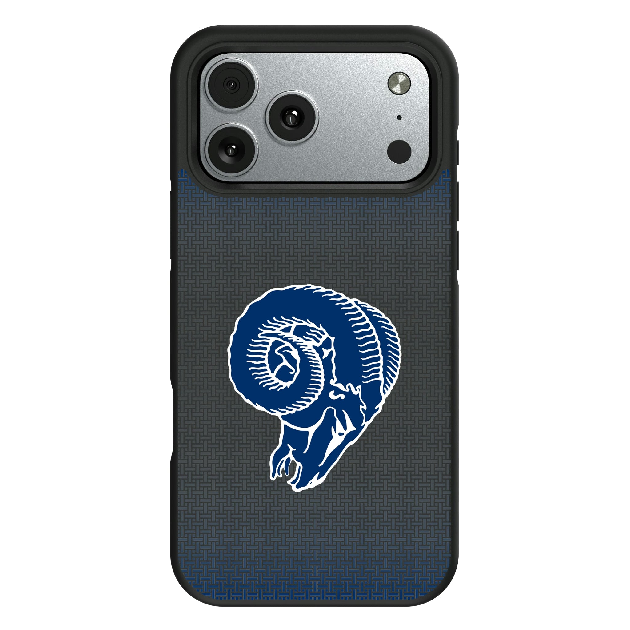 Los Angeles Rams Historic Collection Linen iPhone Bump Phone Case for Apple iPhone#Device_iPhone 17 Pro Max
