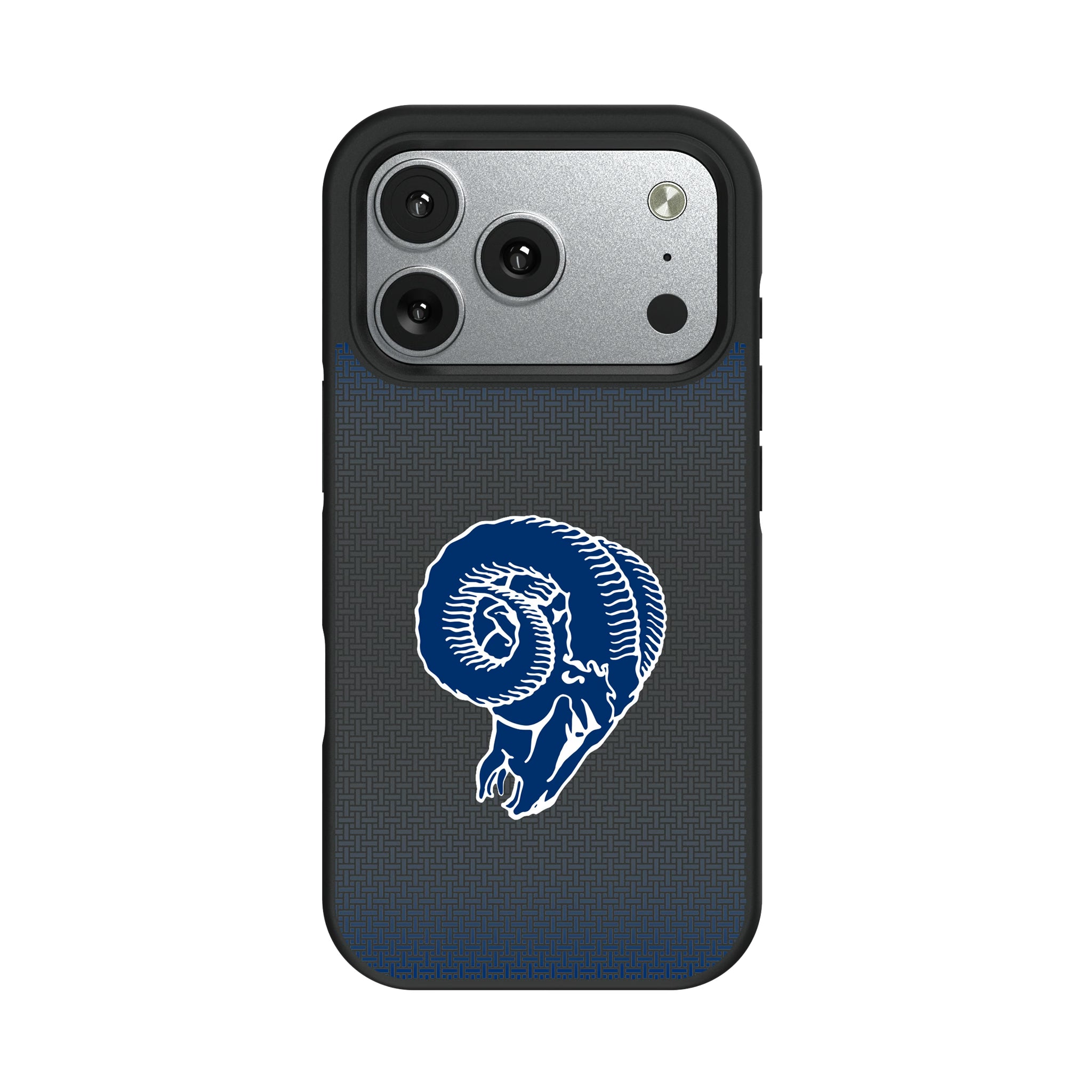 Los Angeles Rams Historic Collection Linen iPhone Bump Phone Case for Apple iPhone#Device_iPhone 17 Pro