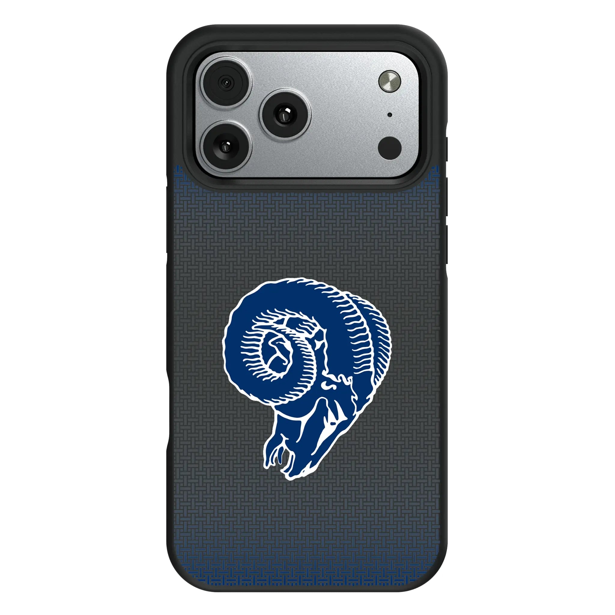 Los Angeles Rams Historic Collection Linen iPhone Bump Phone Case for Apple iPhone#Device_iPhone 17 Pro Max