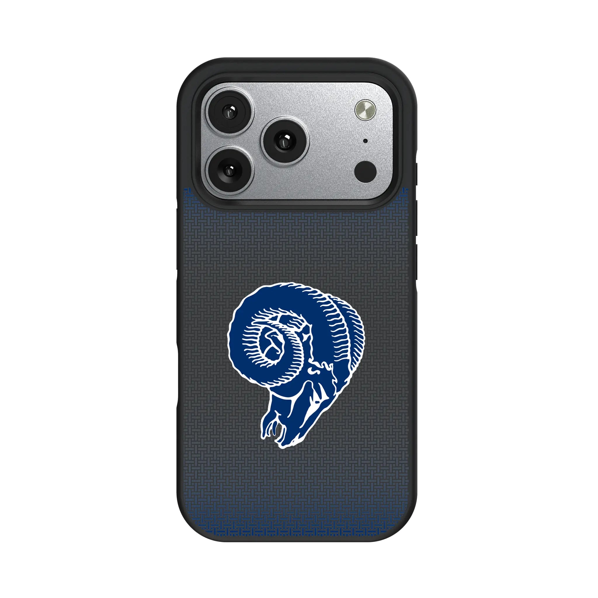 Los Angeles Rams Historic Collection Linen iPhone Bump Phone Case for Apple iPhone#Device_iPhone 17 Pro