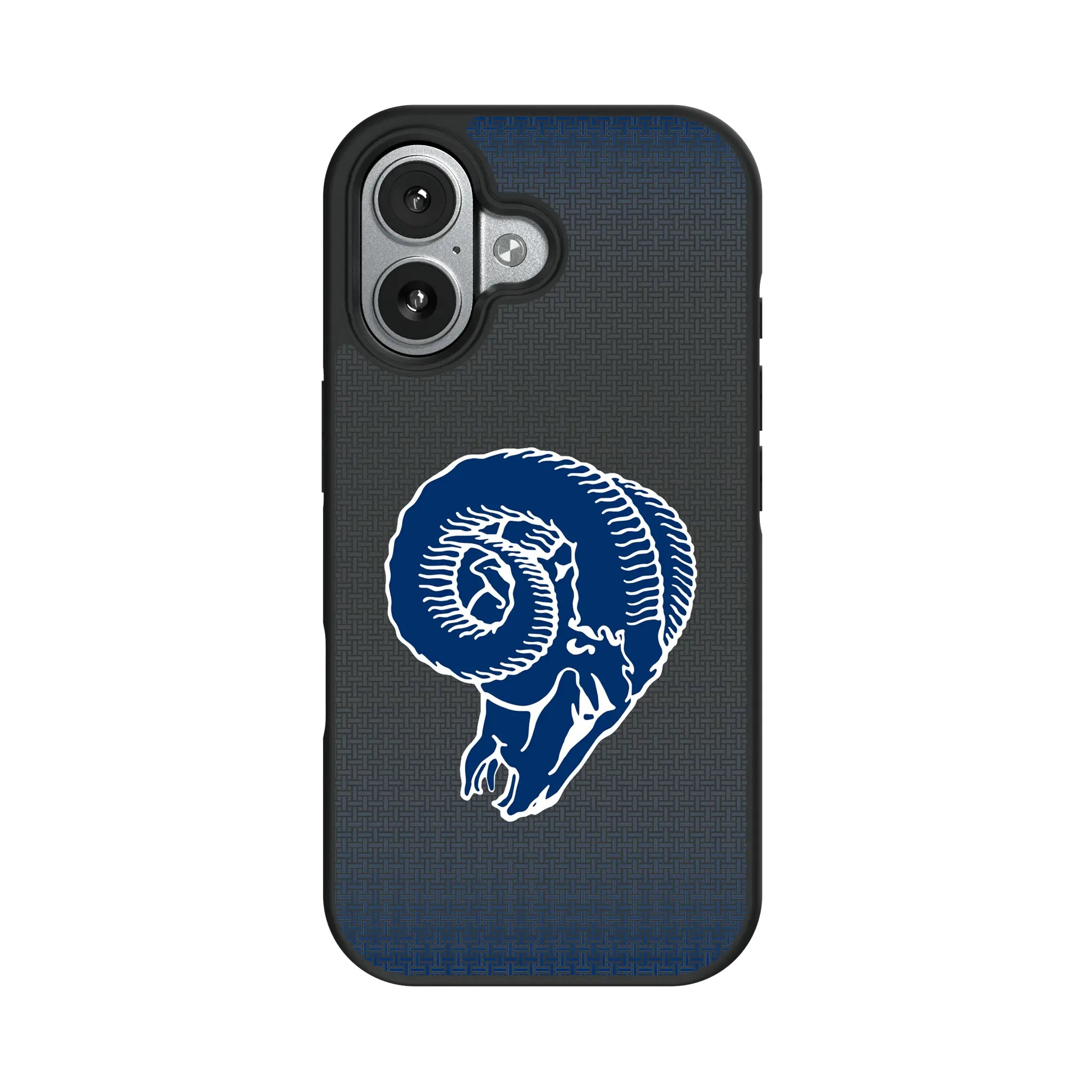 Los Angeles Rams Historic Collection Linen iPhone Bump Phone Case for Apple iPhone#Device_iPhone 17