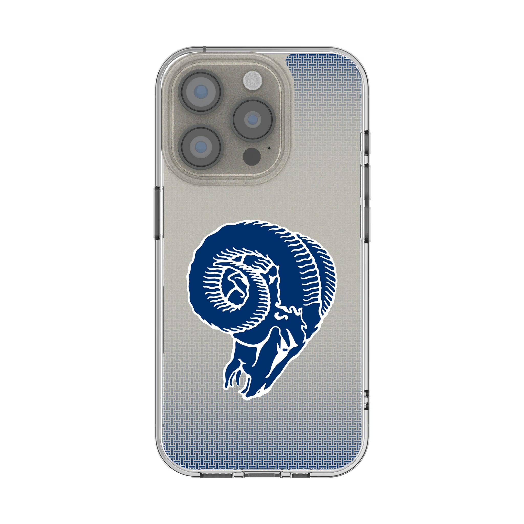 Los Angeles Rams Historic Collection Linen iPhone Clear Phone Case for Apple iPhone