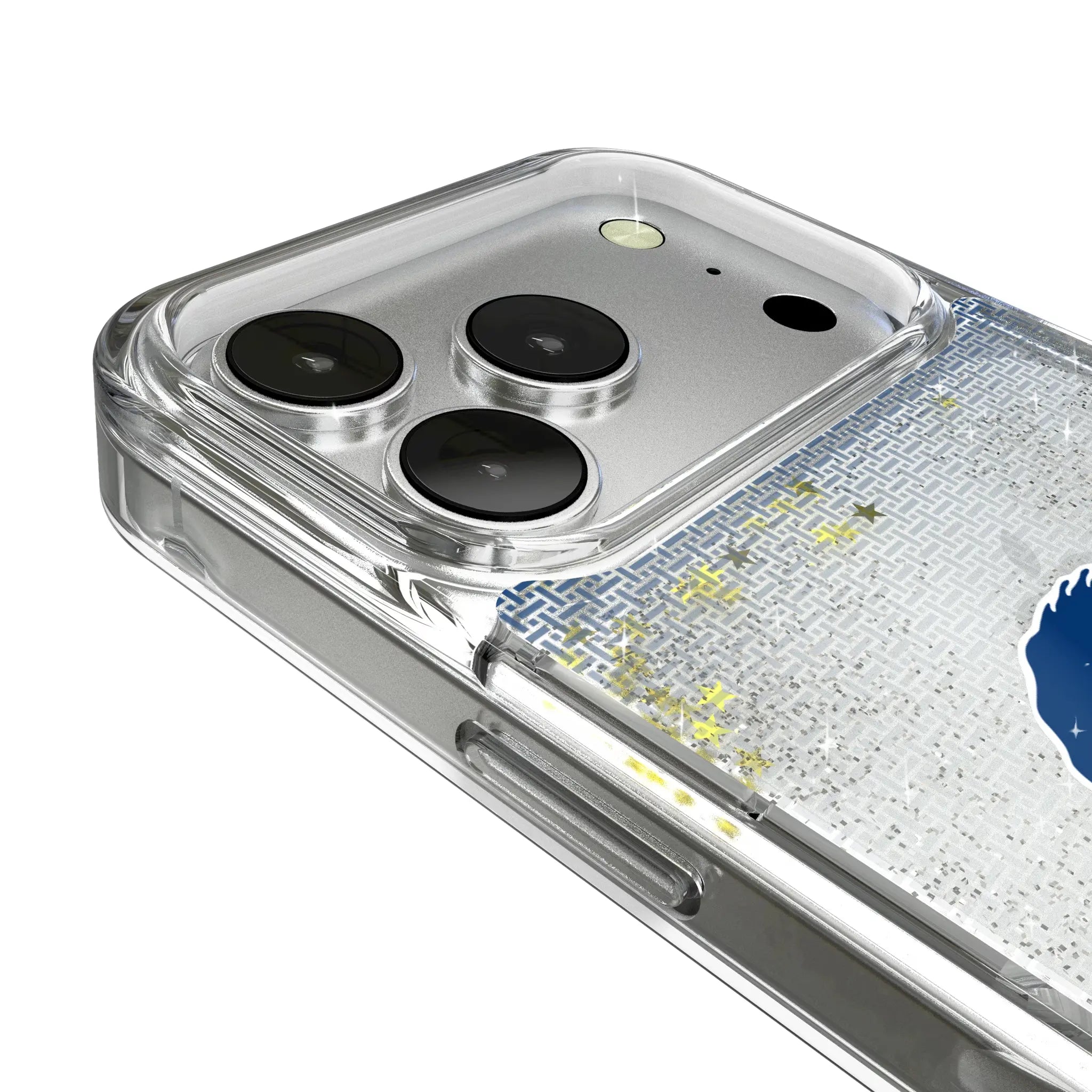 Los Angeles Rams Historic Collection Linen iPhone Glitter Phone Case for Apple iPhone - Detail