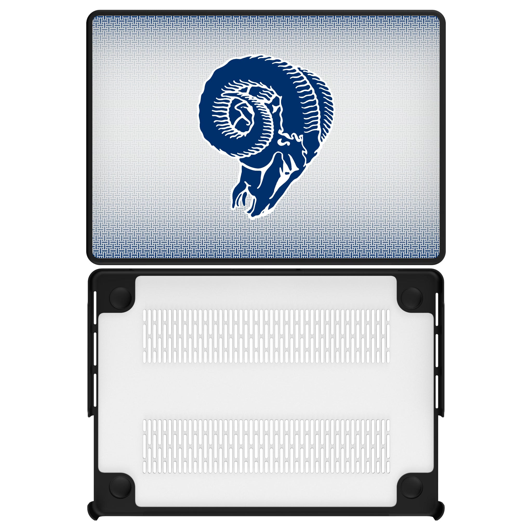 Los Angeles Rams Historic Collection Linen MacBook Laptop Case for Apple MacBook#Device_MacBook Pro (14-inch, 2021) / MacBook Pro (14-inch, 2023) / MacBook Pro (14-inch, 2024)