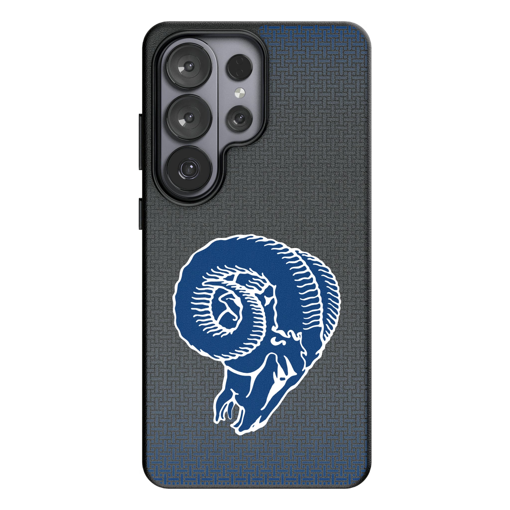 Los Angeles Rams Historic Collection Linen Galaxy MagSafe Compatible Phone Case for Samsung Galaxy#Device_Galaxy S26 Ultra