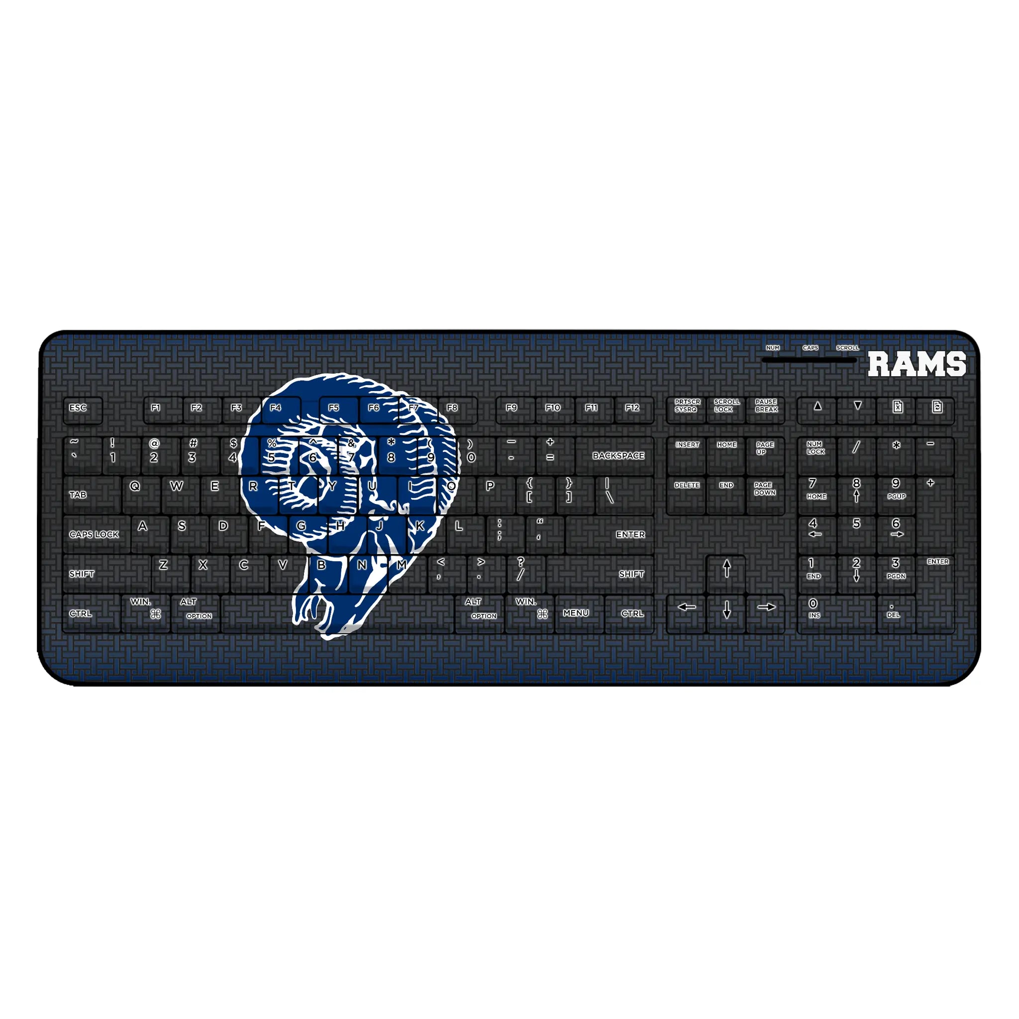 Los Angeles Rams Historic Collection Linen Wireless USB Keyboard
