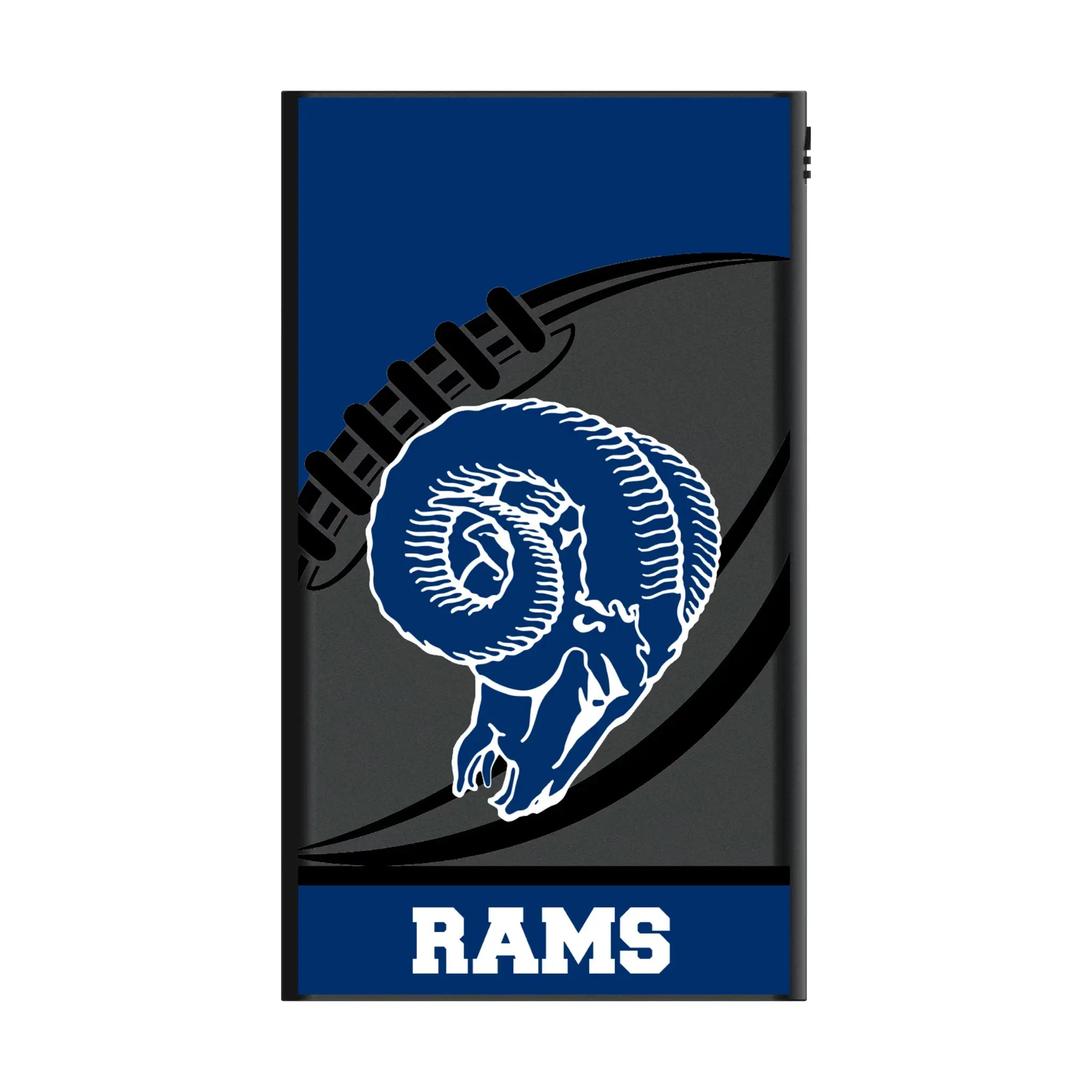Los Angeles Rams Historic Collection Passtime 5000mAh Flat Power Bank