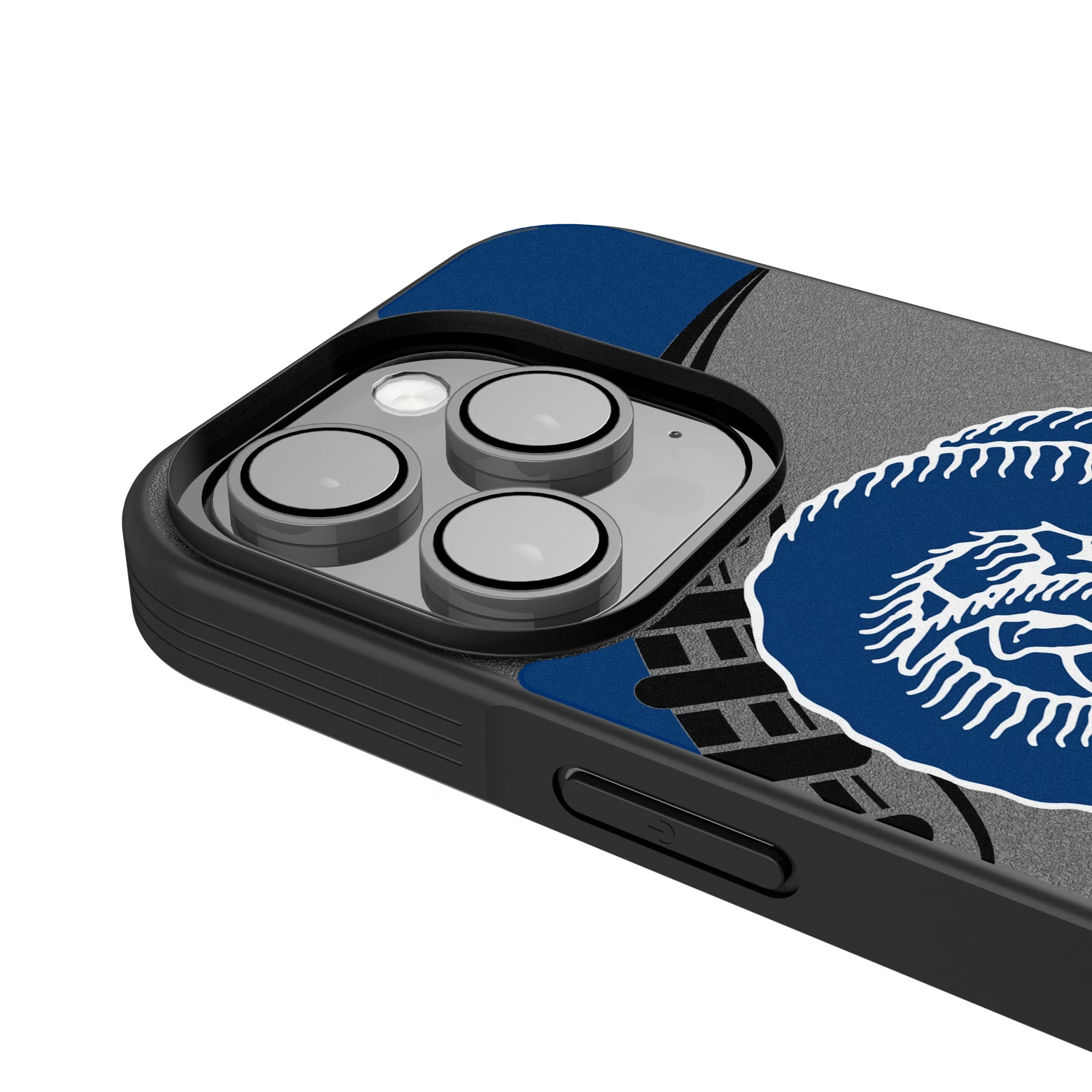 Los Angeles Rams Historic Collection Passtime iPhone Bump Phone Case for Apple iPhone - Detail