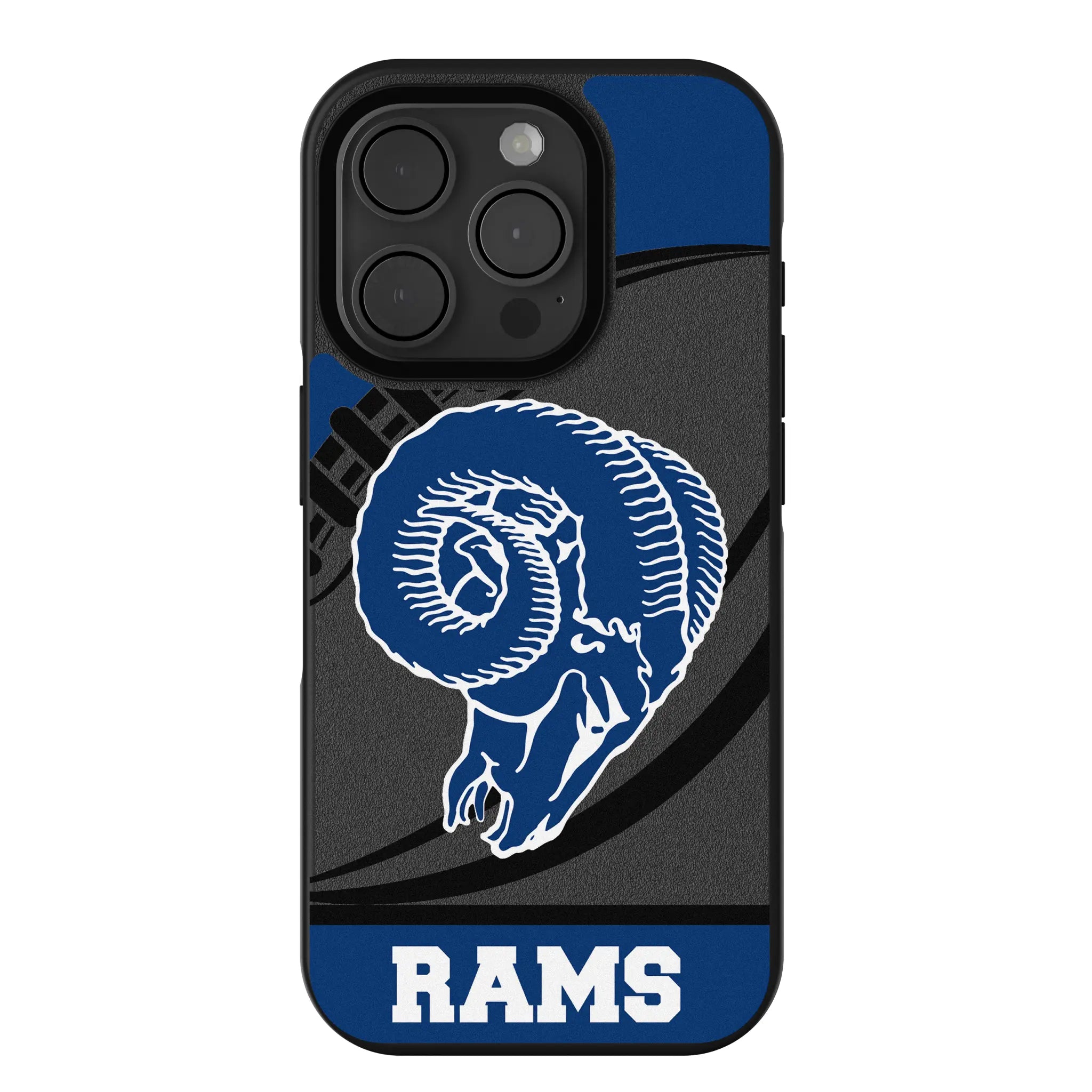 Los Angeles Rams Historic Collection Passtime iPhone Bump Phone Case for Apple iPhone