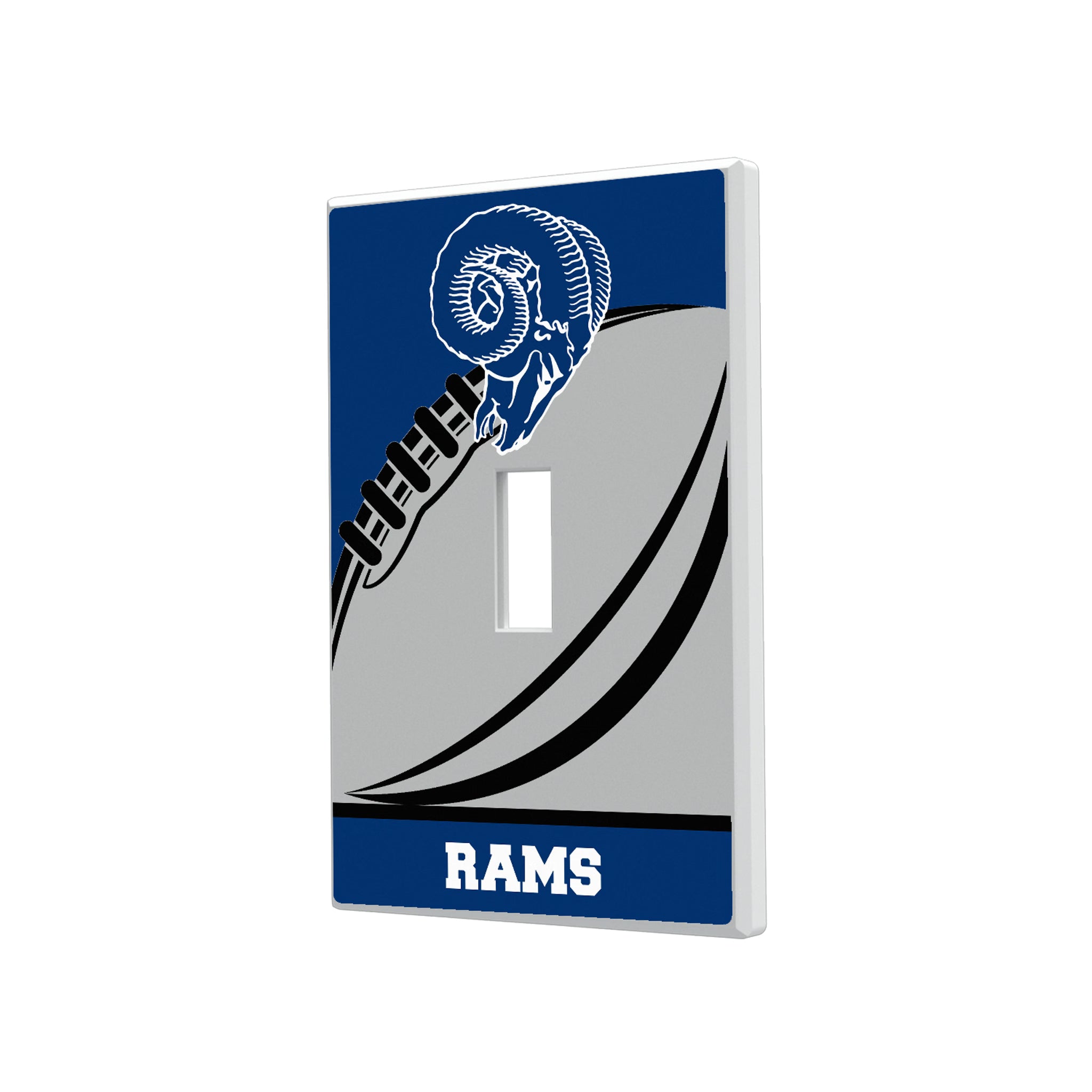 Los Angeles Rams Historic Collection Passtime Hidden-Screw Light Switch Plate#Style_Single Toggle
