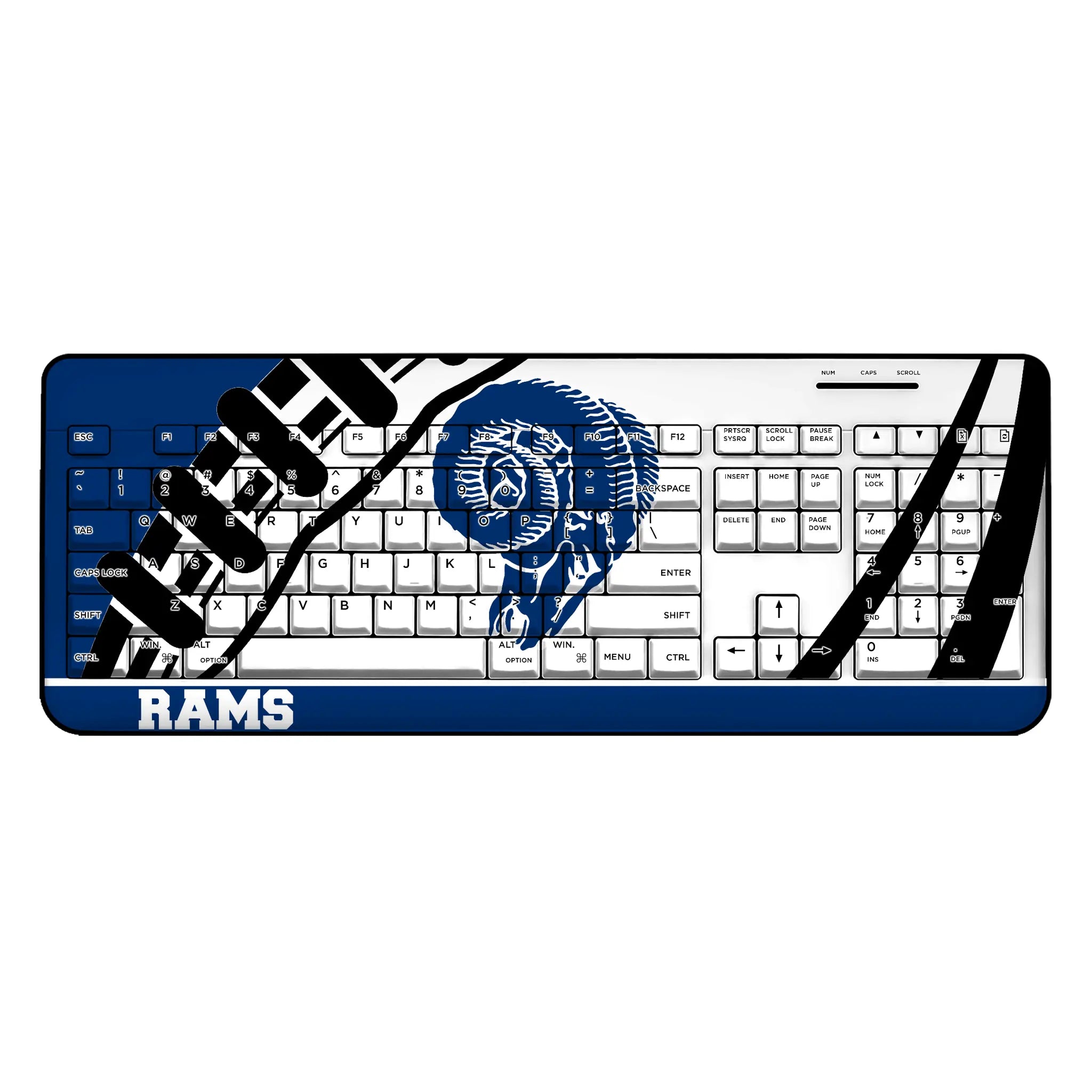 Los Angeles Rams Historic Collection Passtime Wireless USB Keyboard