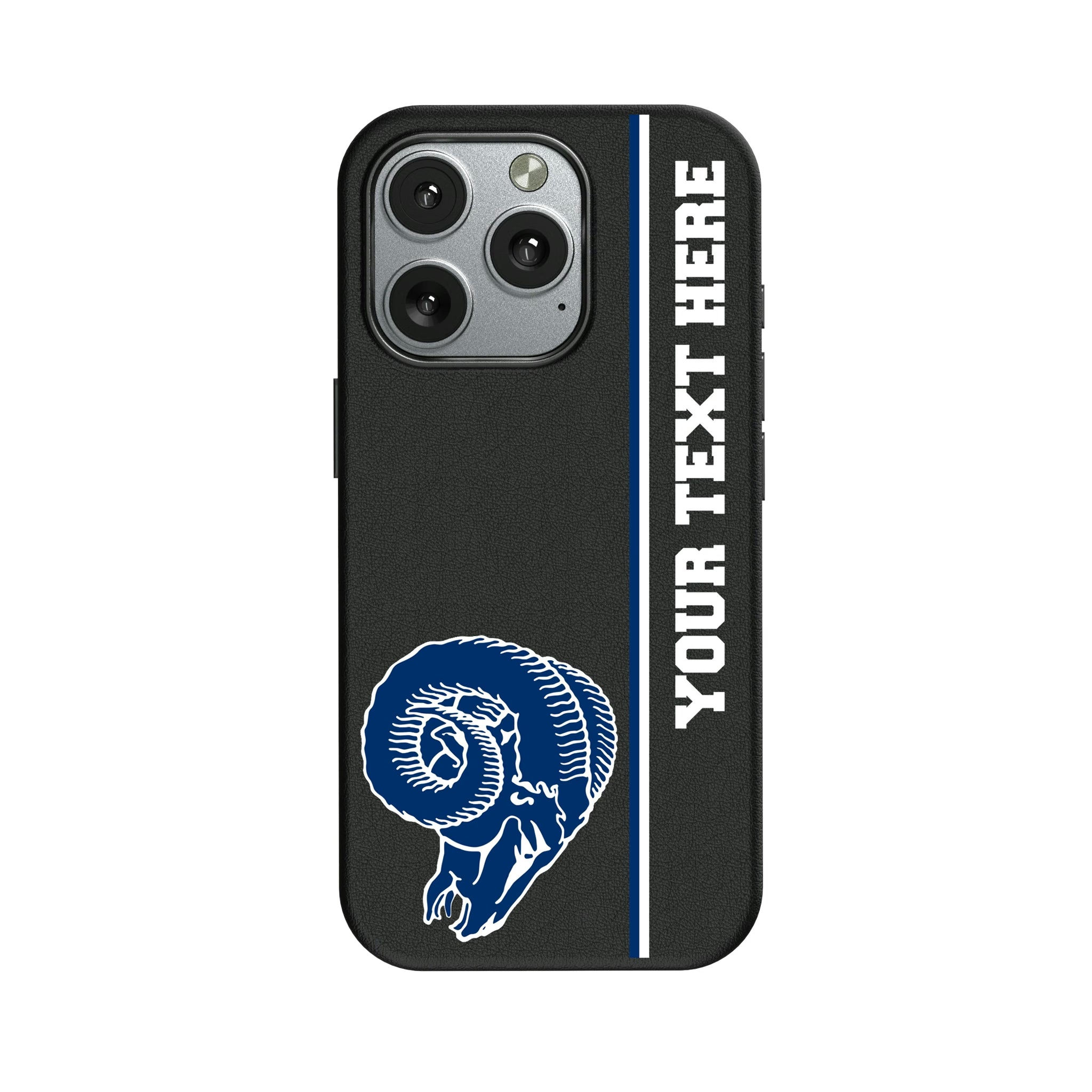Los Angeles Rams Historic Collection Personalized Sidebard iPhone MagSafe Compatible Phone Case for Apple iPhone