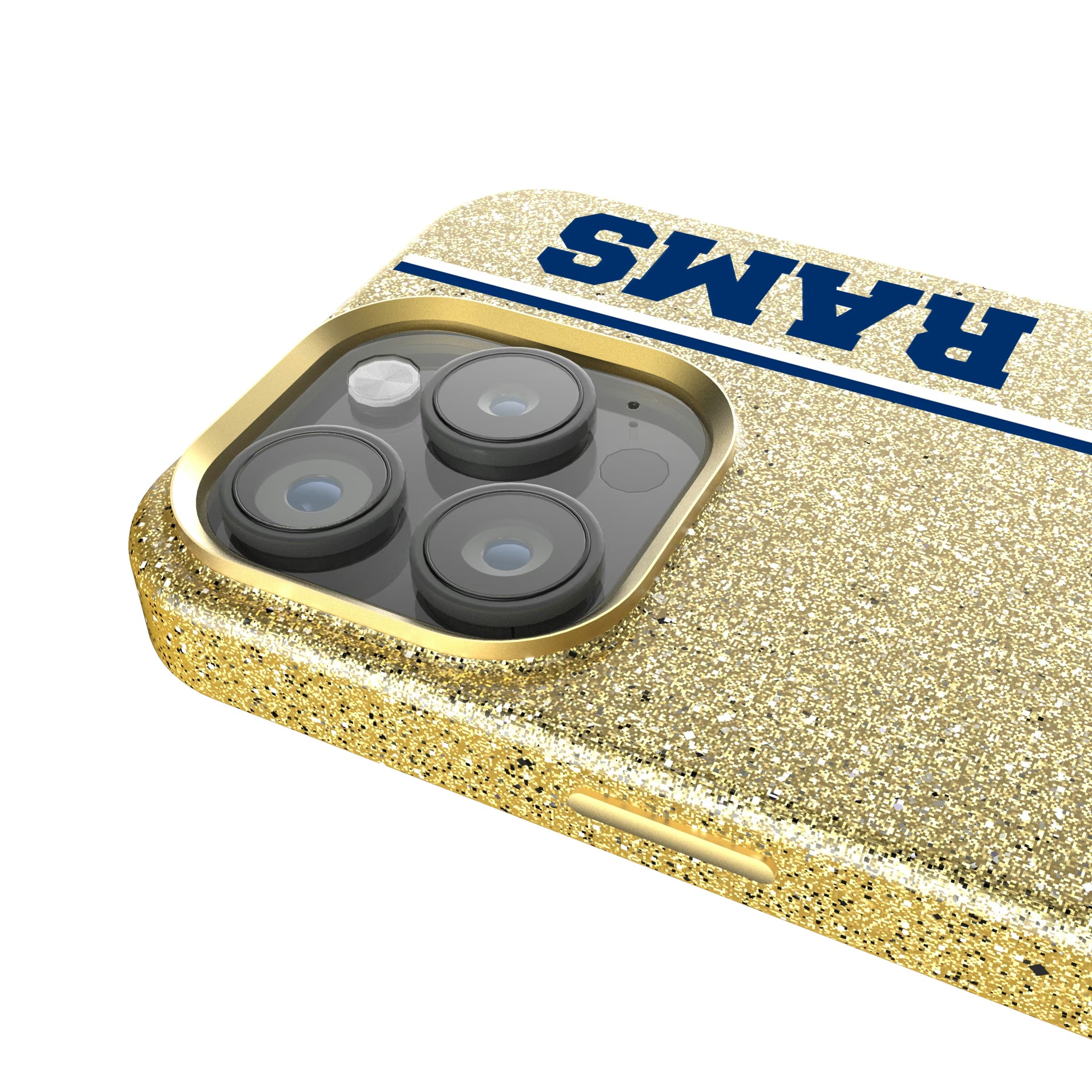 Los Angeles Rams Historic Collection Sidebar iPhone Bling Phone Case for Apple iPhone - Detail