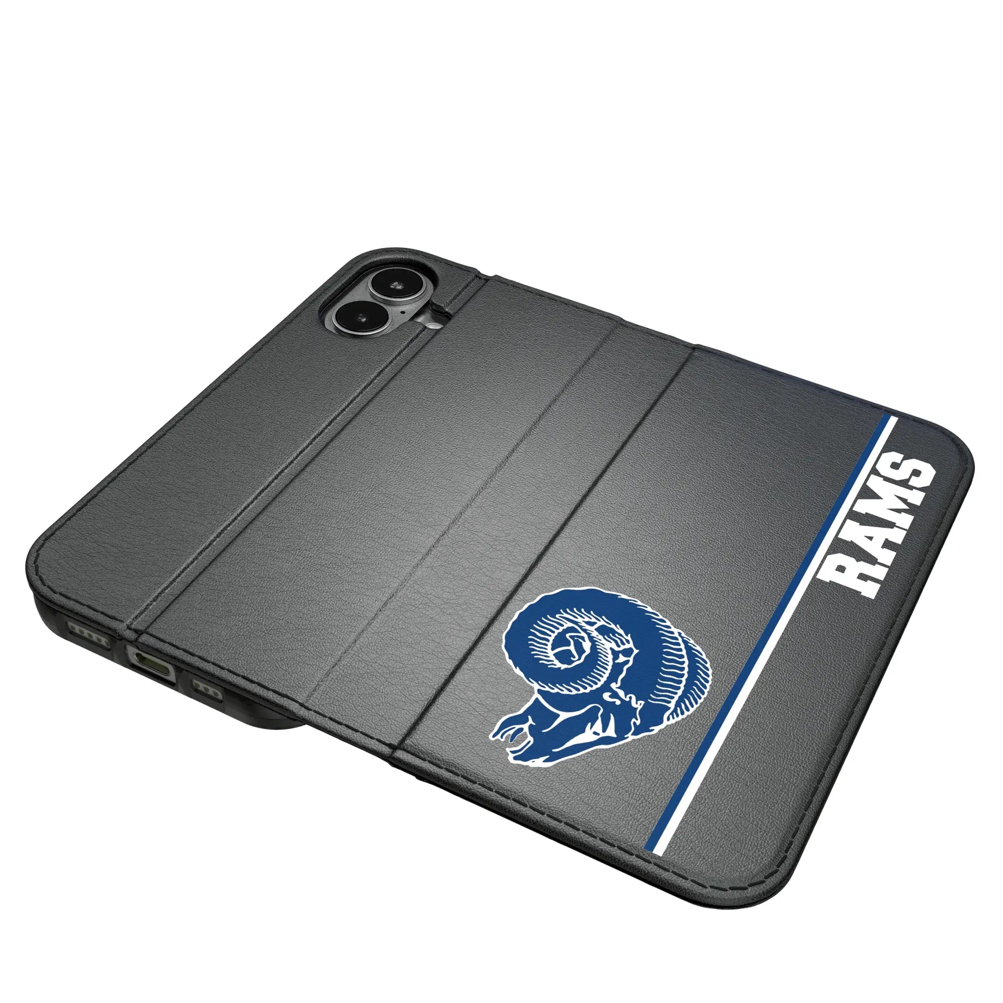 Los Angeles Rams Historic Collection Sidebar iPhone Folio Phone Case for Apple iPhone#Device_iPhone 17