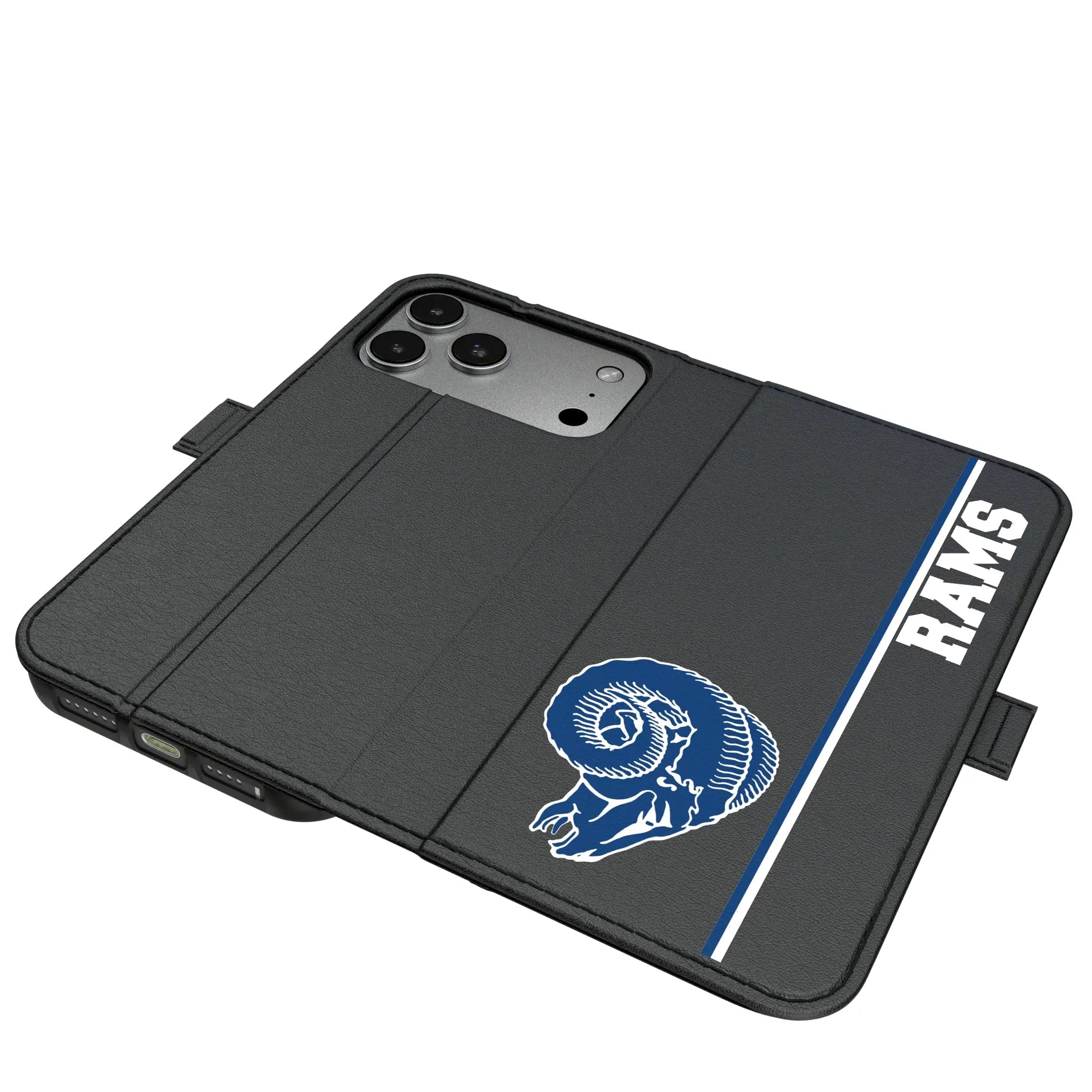 Los Angeles Rams Historic Collection Sidebar iPhone Folio Phone Case for Apple iPhone#Device_iPhone 17 Pro Max