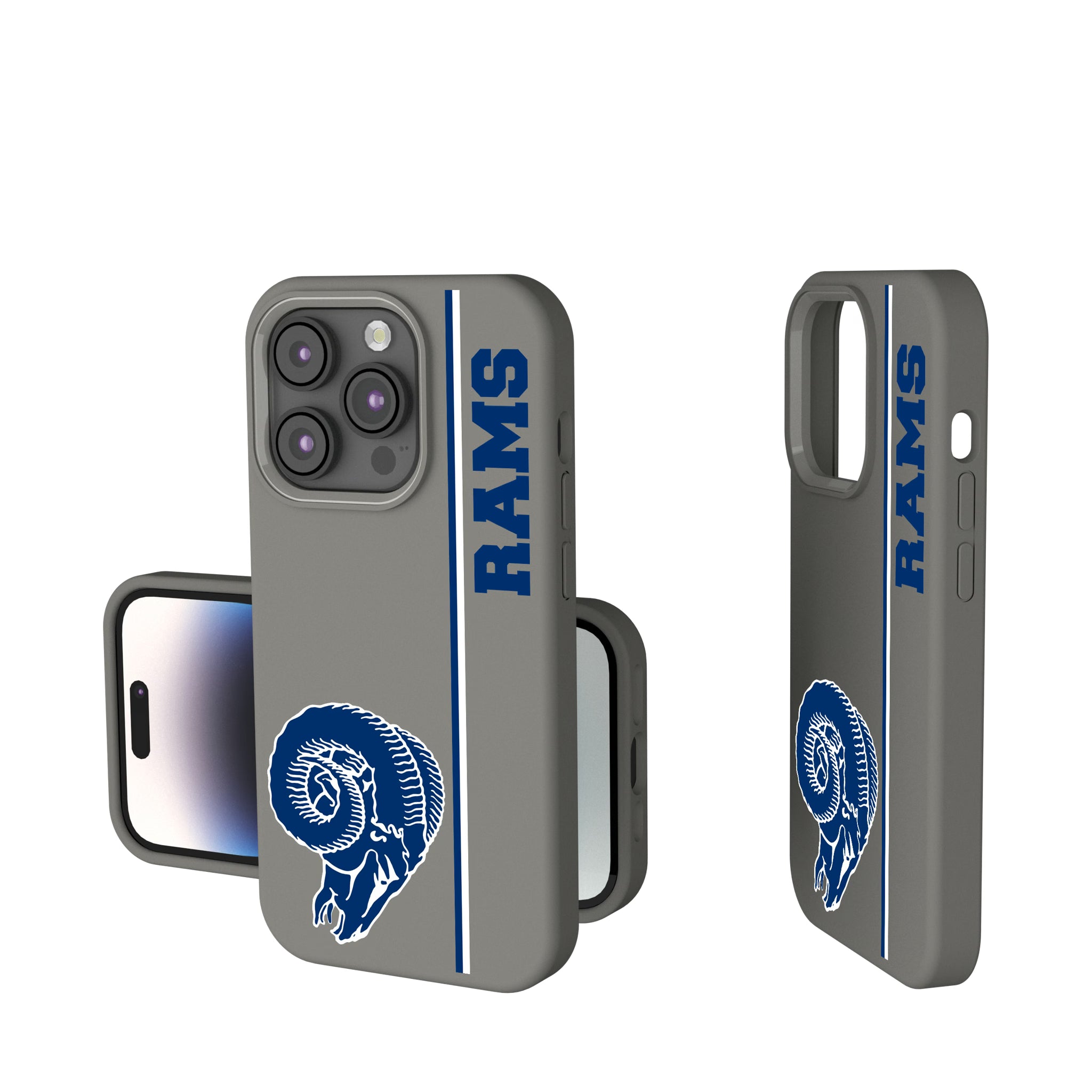 Los Angeles Rams Historic Collection Sidebar iPhone Soft Touch Phone Case for Apple iPhone