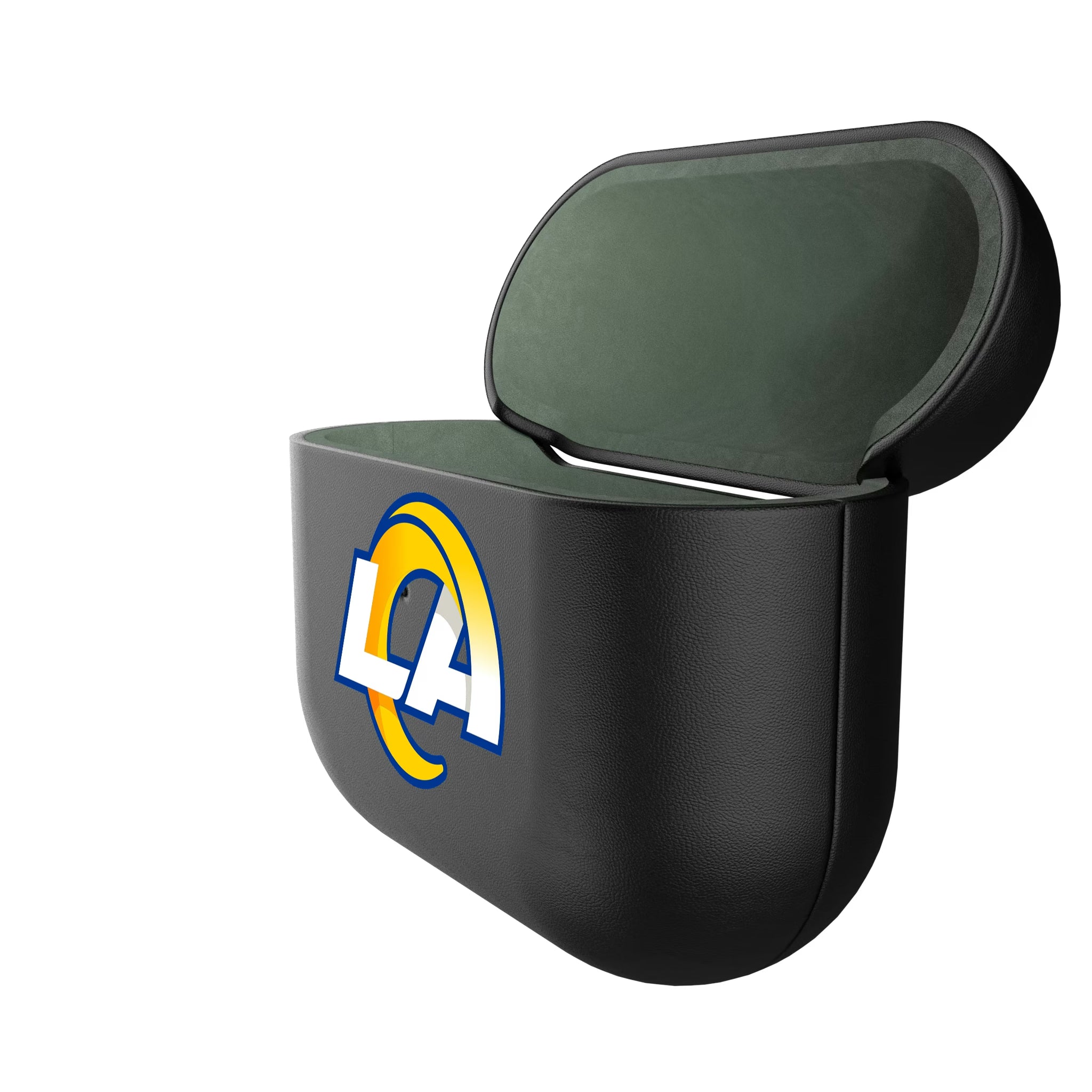 Los Angeles Rams Insignia AirPods AirPod Case Cover - Isometric View#Device_AirPods 3rd Gen