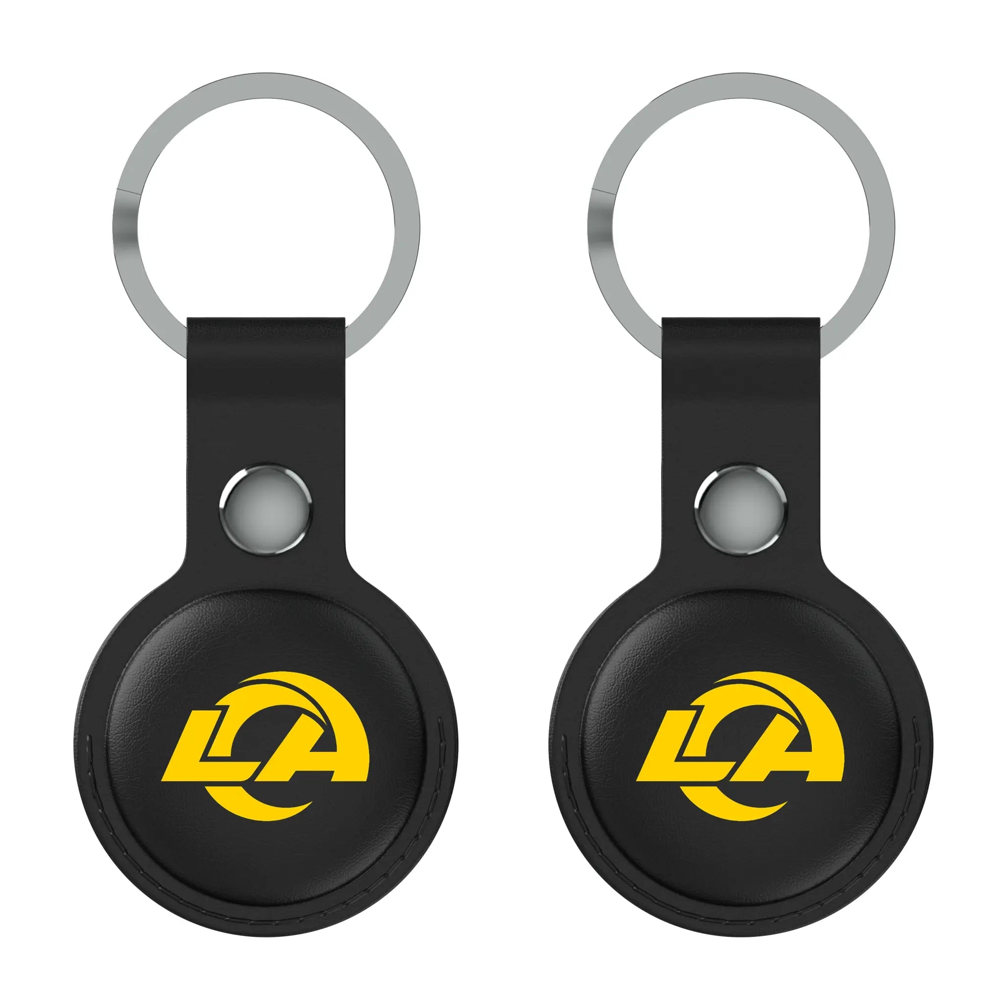 Los Angeles Rams Insignia AirTag Black Airtag Holder 2-Pack