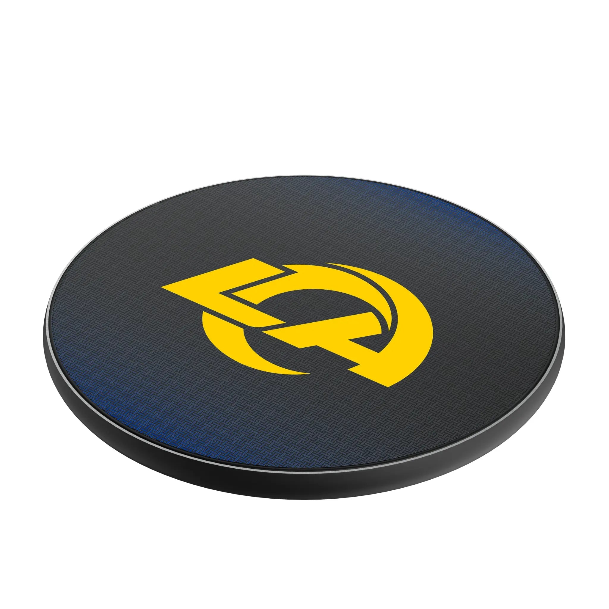 Los Angeles Rams Linen 15-Watt Wireless Charger - Isometric View