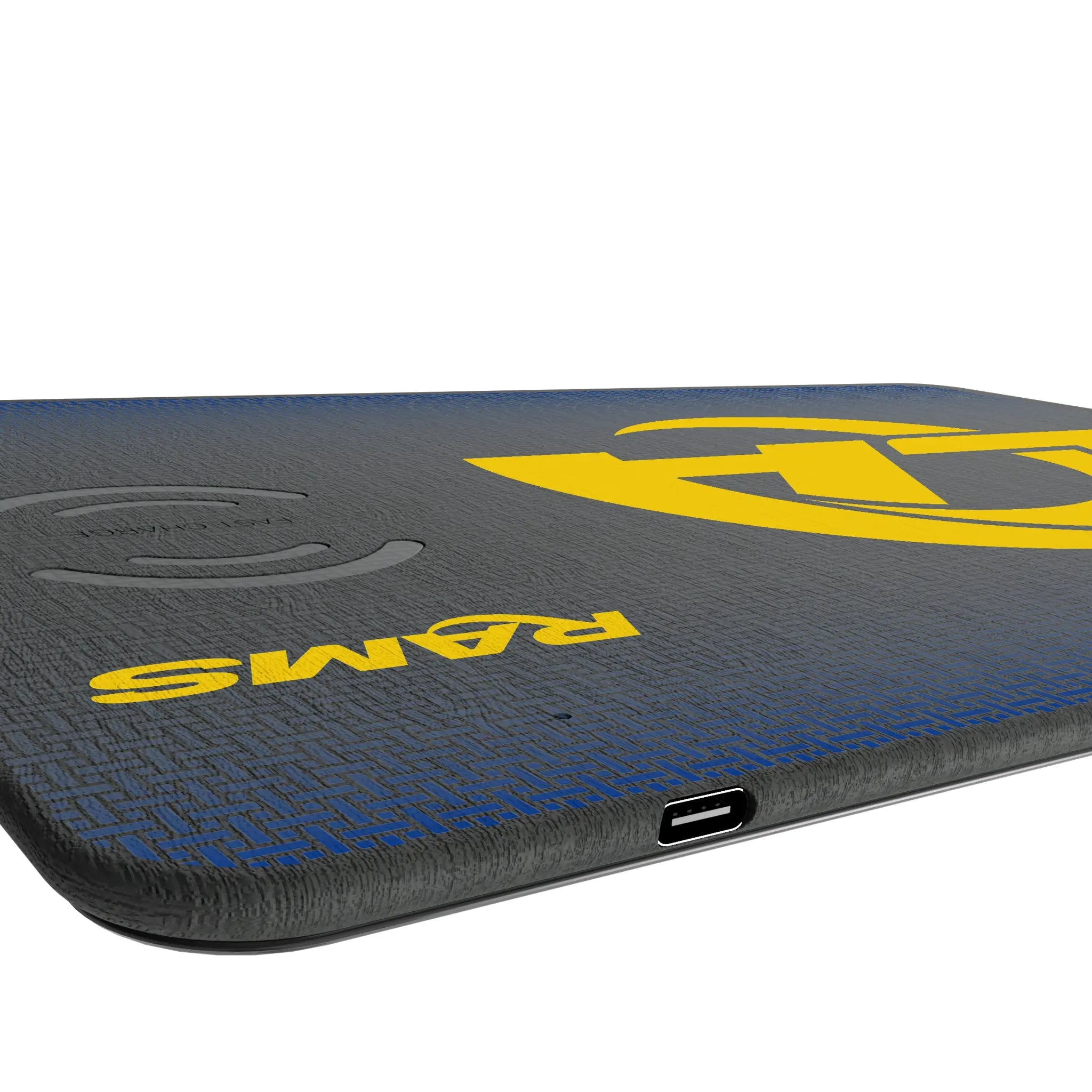 Los Angeles Rams Linen 15-Watt Wireless Charger and Mouse Pad