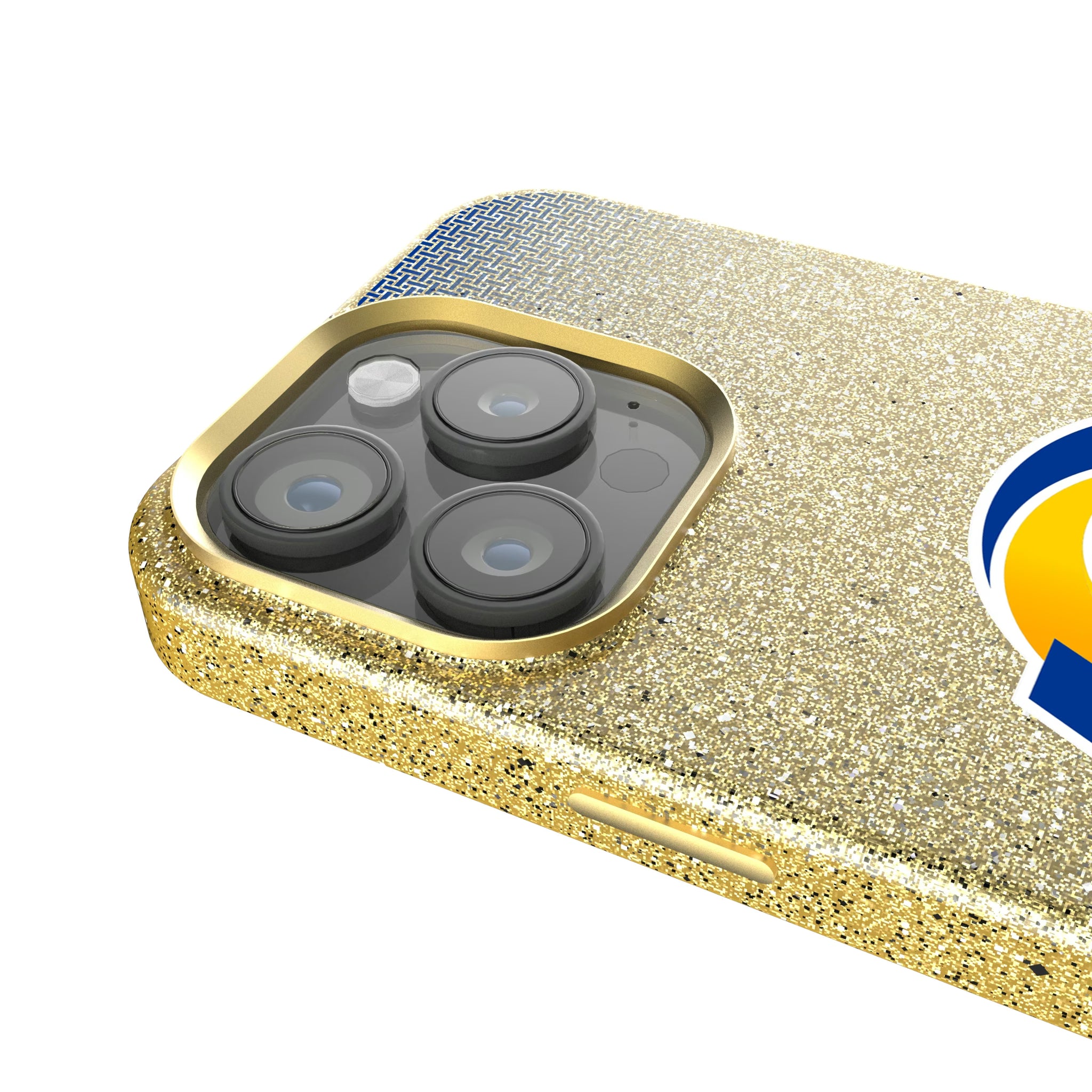 Los Angeles Rams Linen iPhone Bling Phone Case for Apple iPhone - Detail