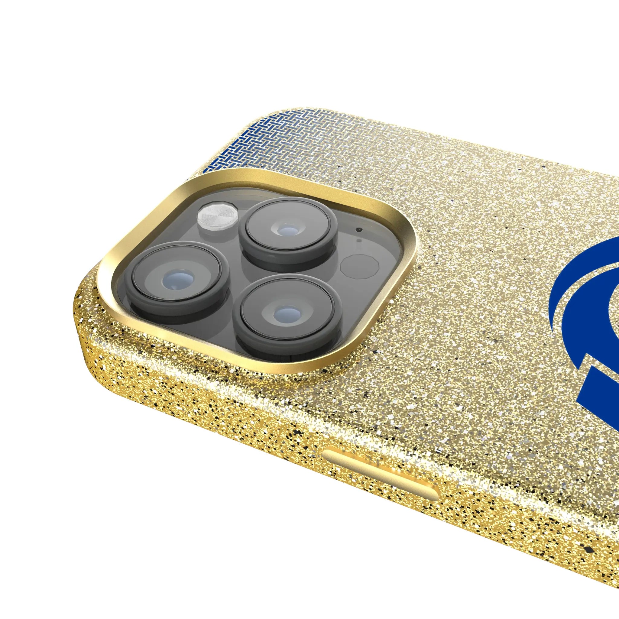 Los Angeles Rams Linen iPhone Bling Phone Case for Apple iPhone - Detail