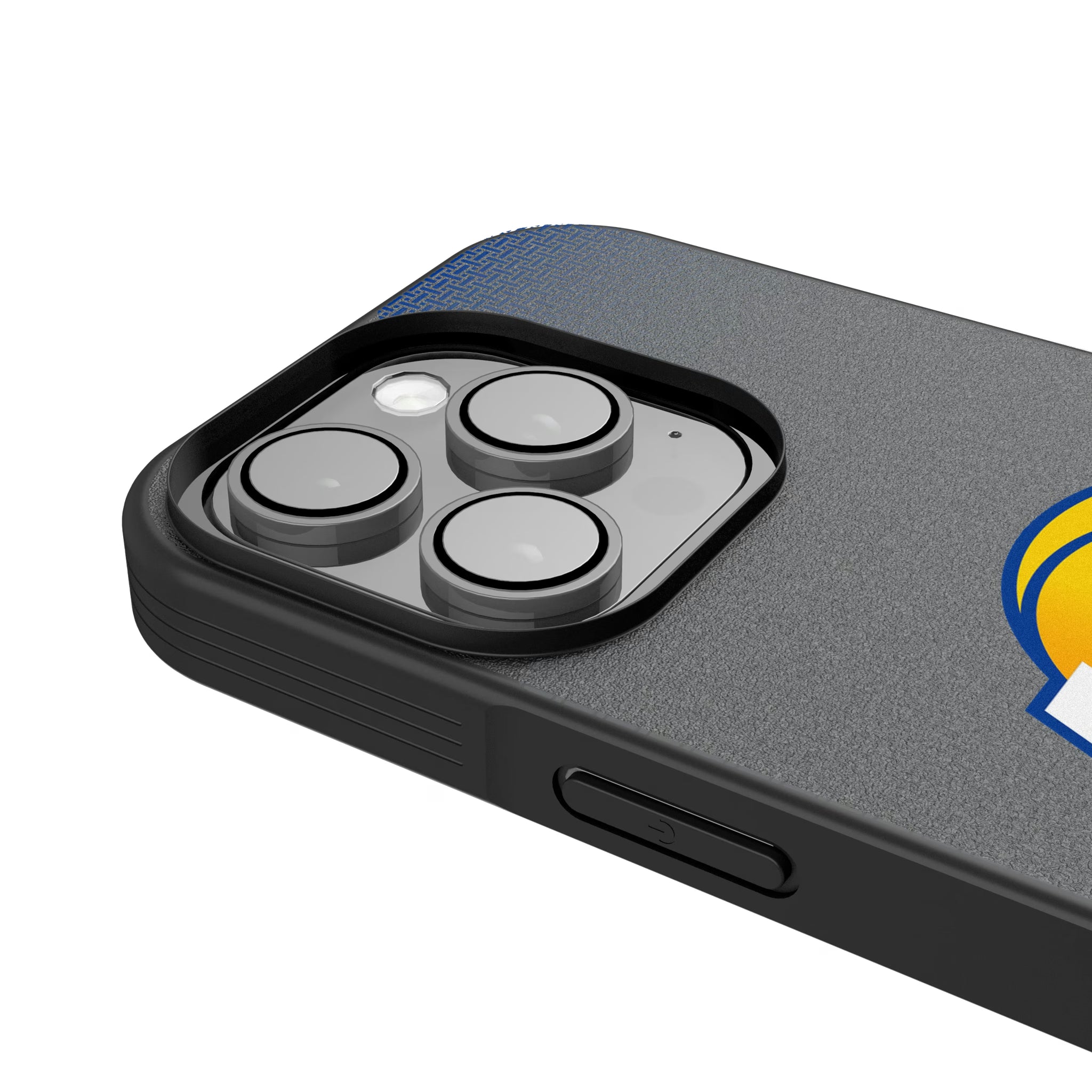 Los Angeles Rams Linen iPhone Bump Phone Case for Apple iPhone - Detail