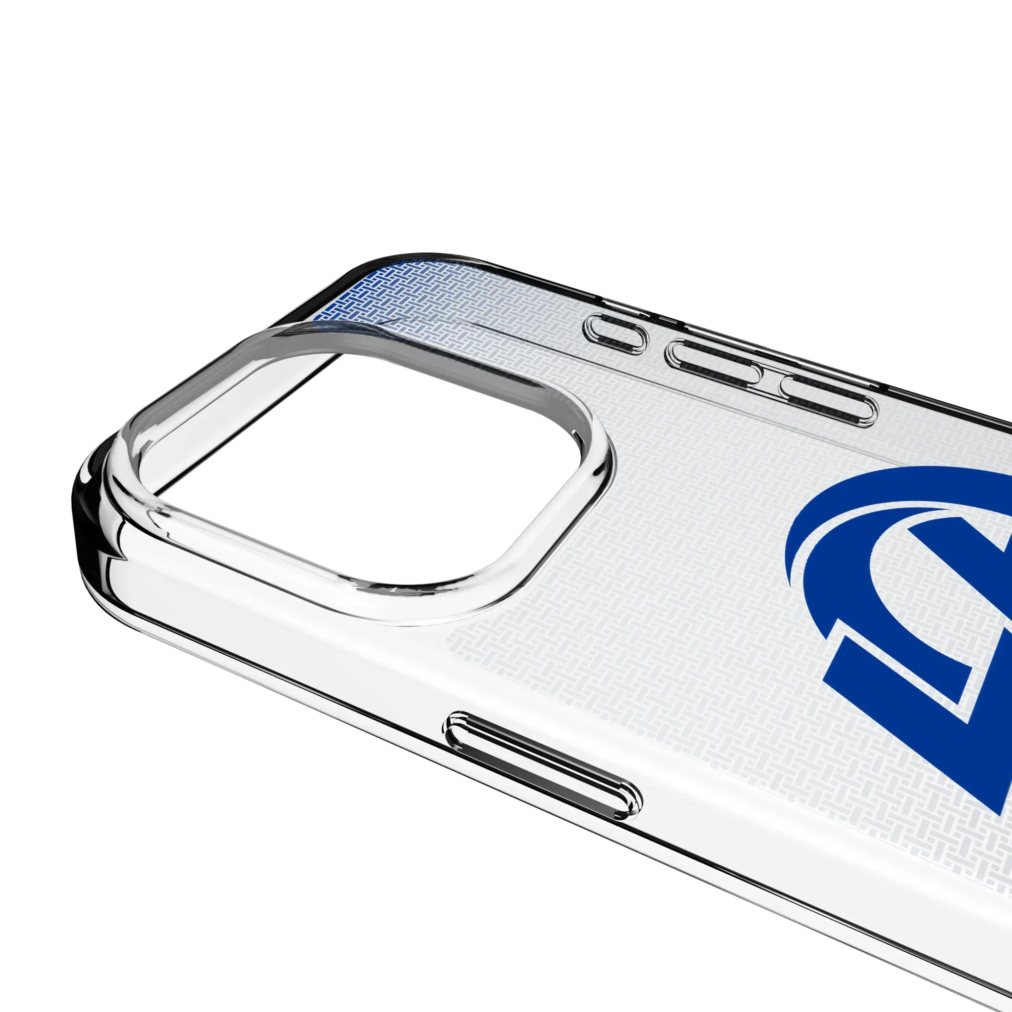 Los Angeles Rams Linen iPhone Clear Phone Case for Apple iPhone - Detail