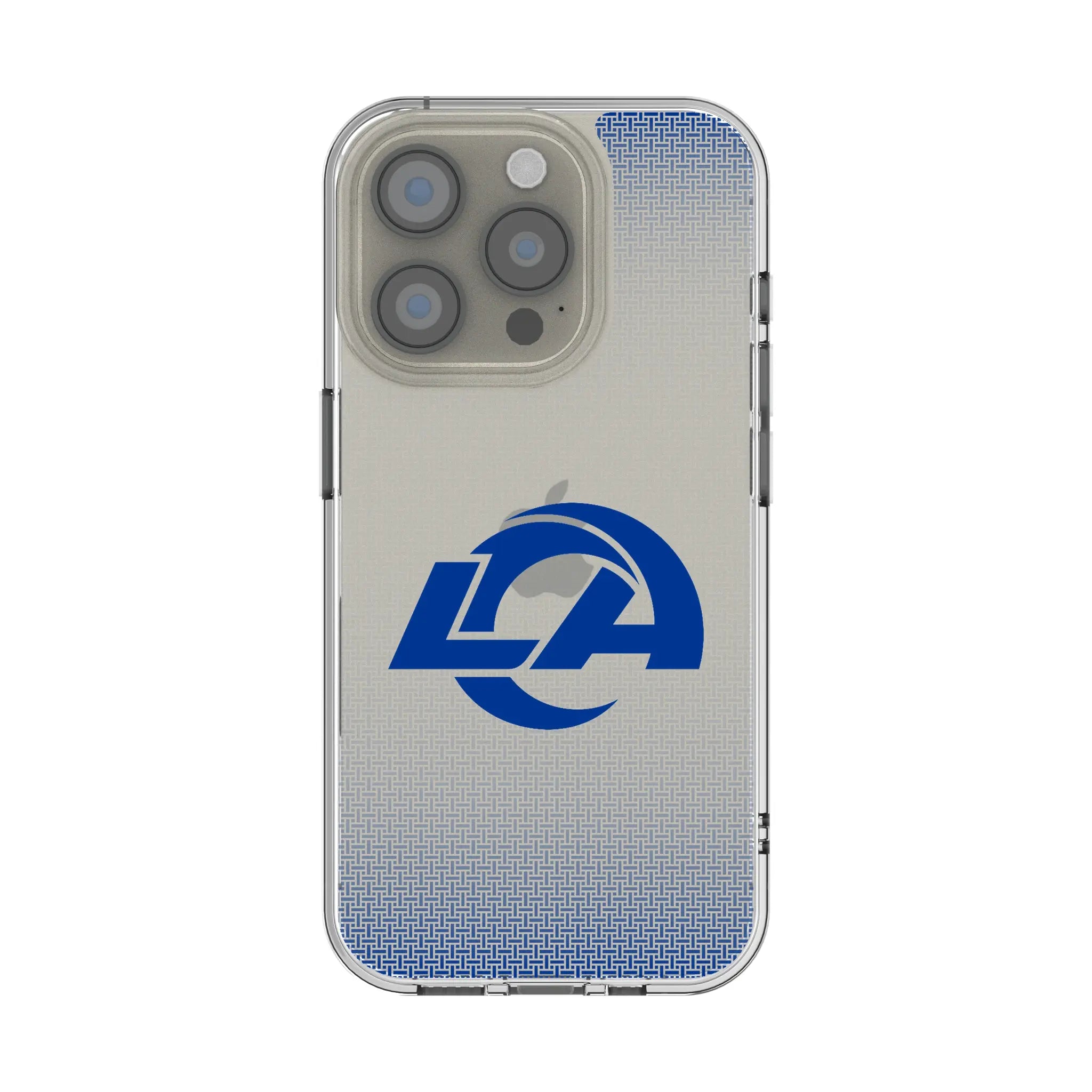 Los Angeles Rams Linen iPhone Clear Phone Case for Apple iPhone