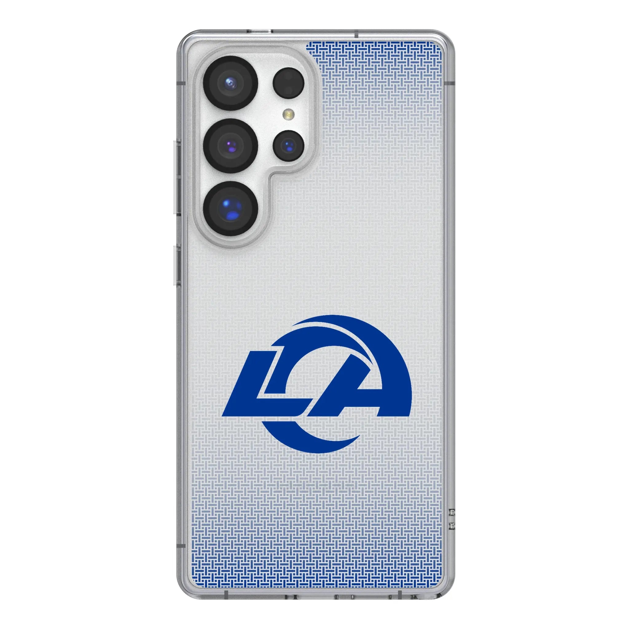 Los Angeles Rams Linen Galaxy Clear Phone Case for Samsung Galaxy#Device_Galaxy S25 Ultra