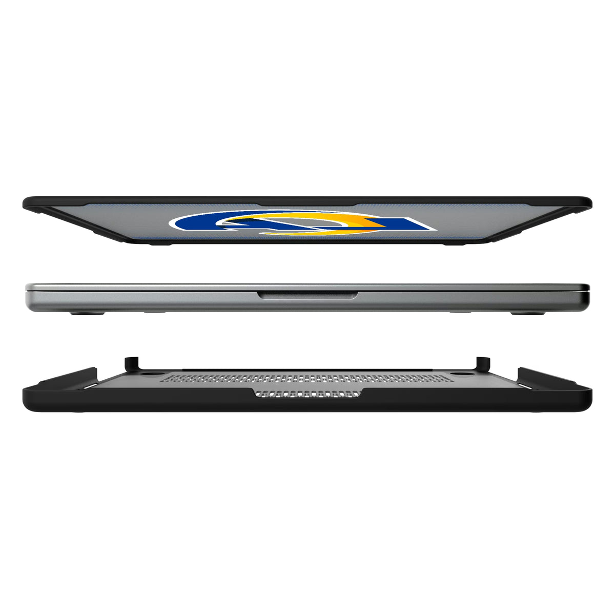 Los Angeles Rams Linen MacBook Laptop Case for Apple MacBook#Device_MacBook Pro (14-inch, 2021) / MacBook Pro (14-inch, 2023) / MacBook Pro (14-inch, 2024)