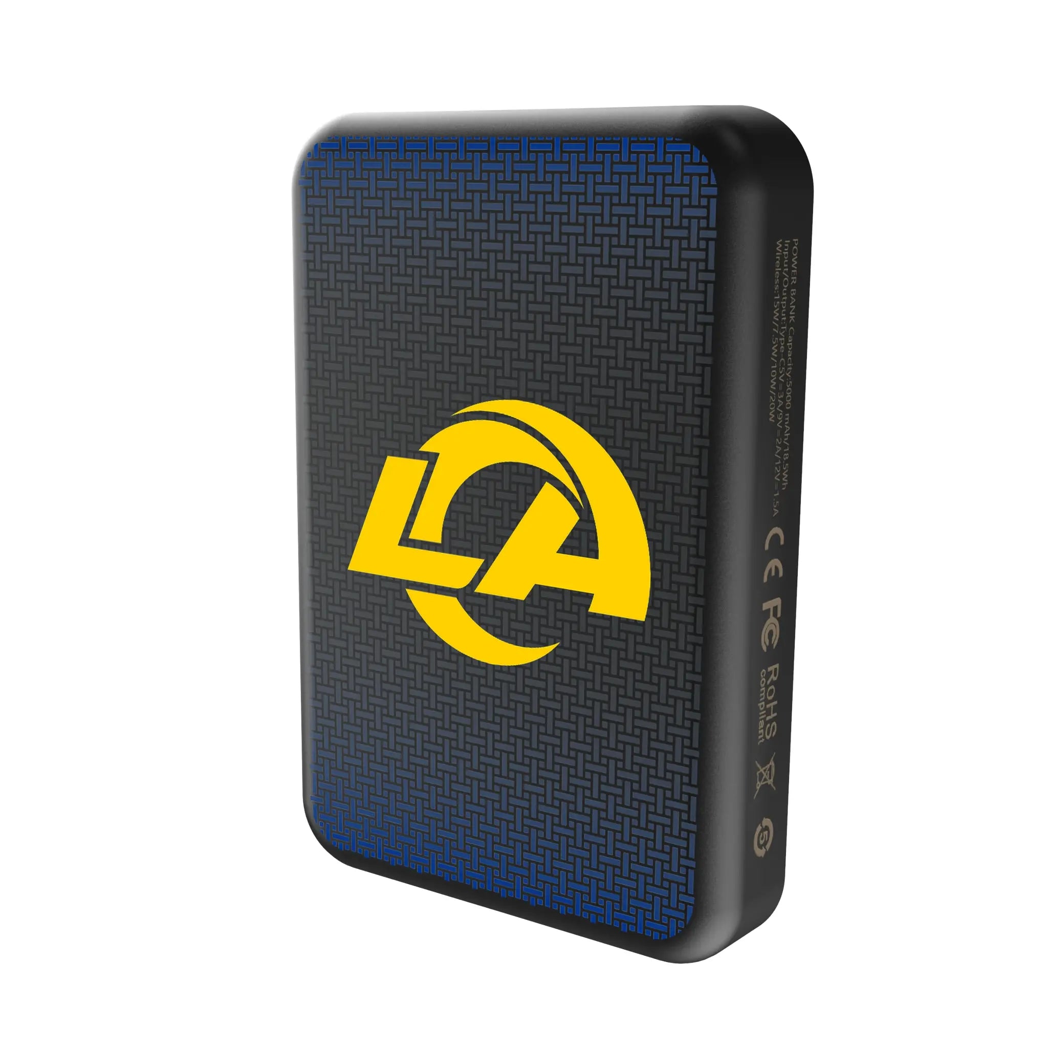 Los Angeles Rams Linen Wireless Mag Power Bank