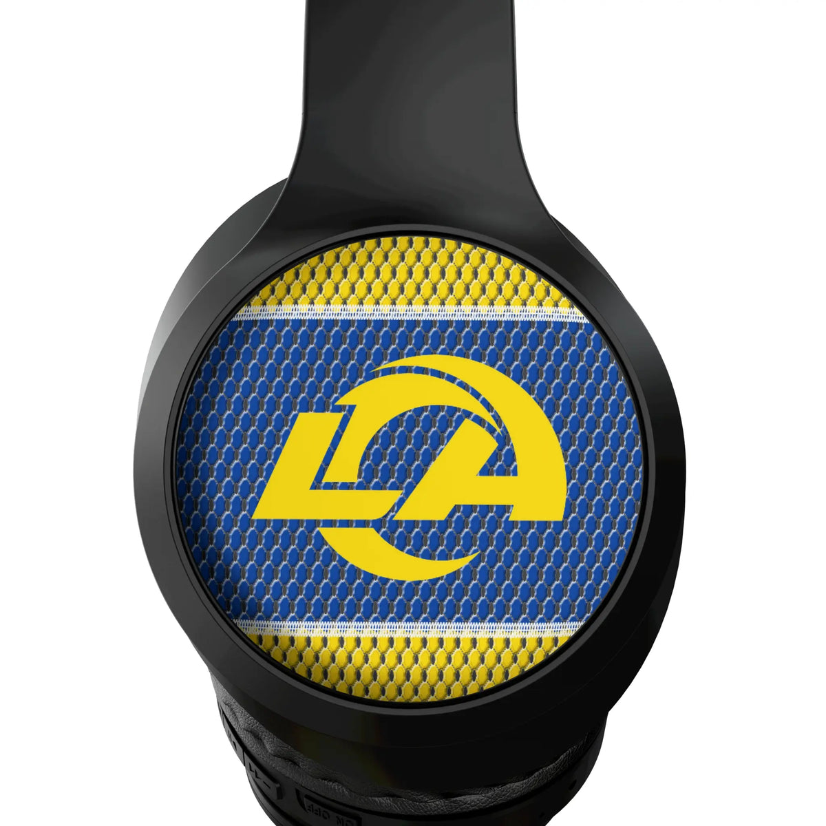 Los Angeles Rams Mesh Wireless Over-Ear Headphones With Case - Detail