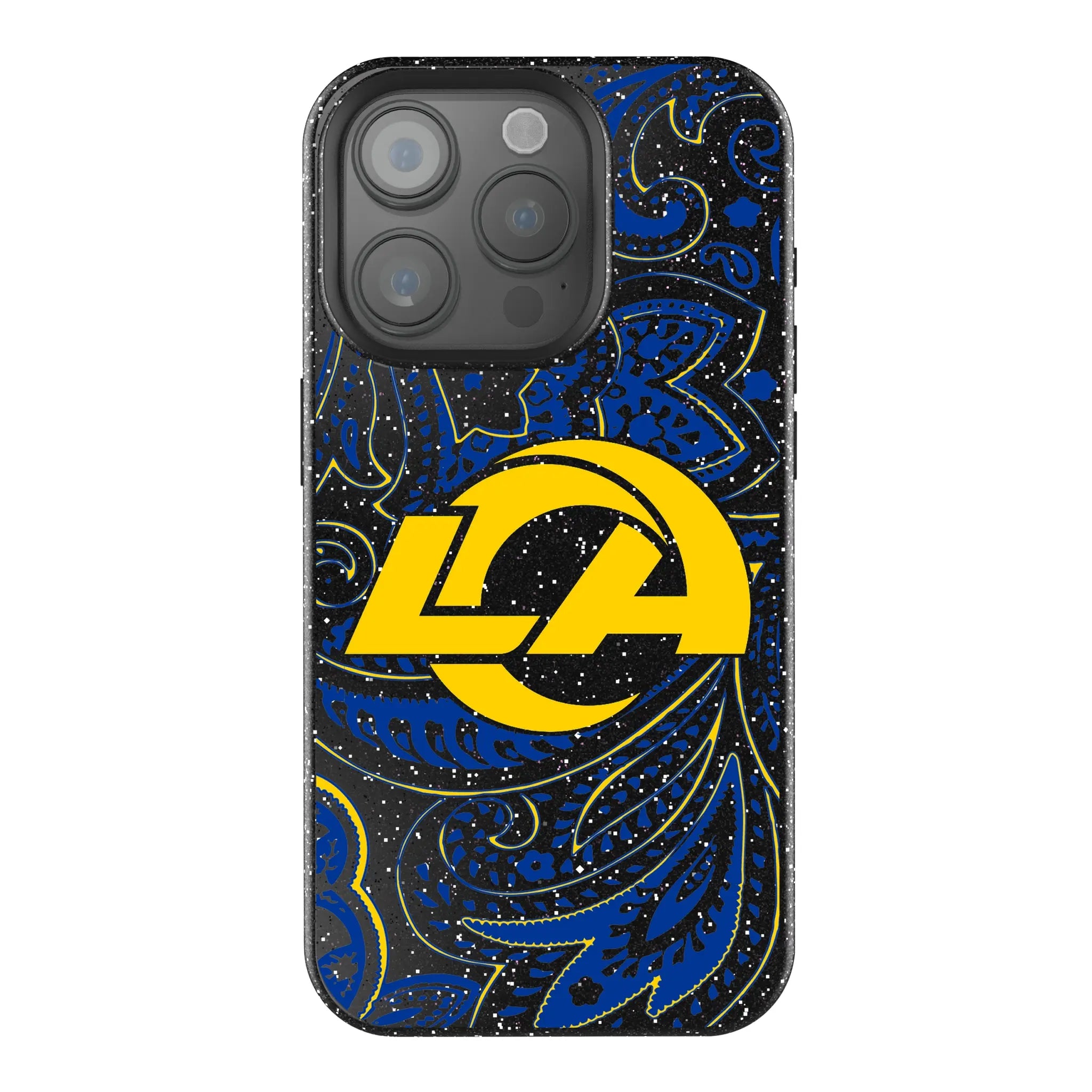 Los Angeles Rams Paisley iPhone Bling Phone Case for Apple iPhone