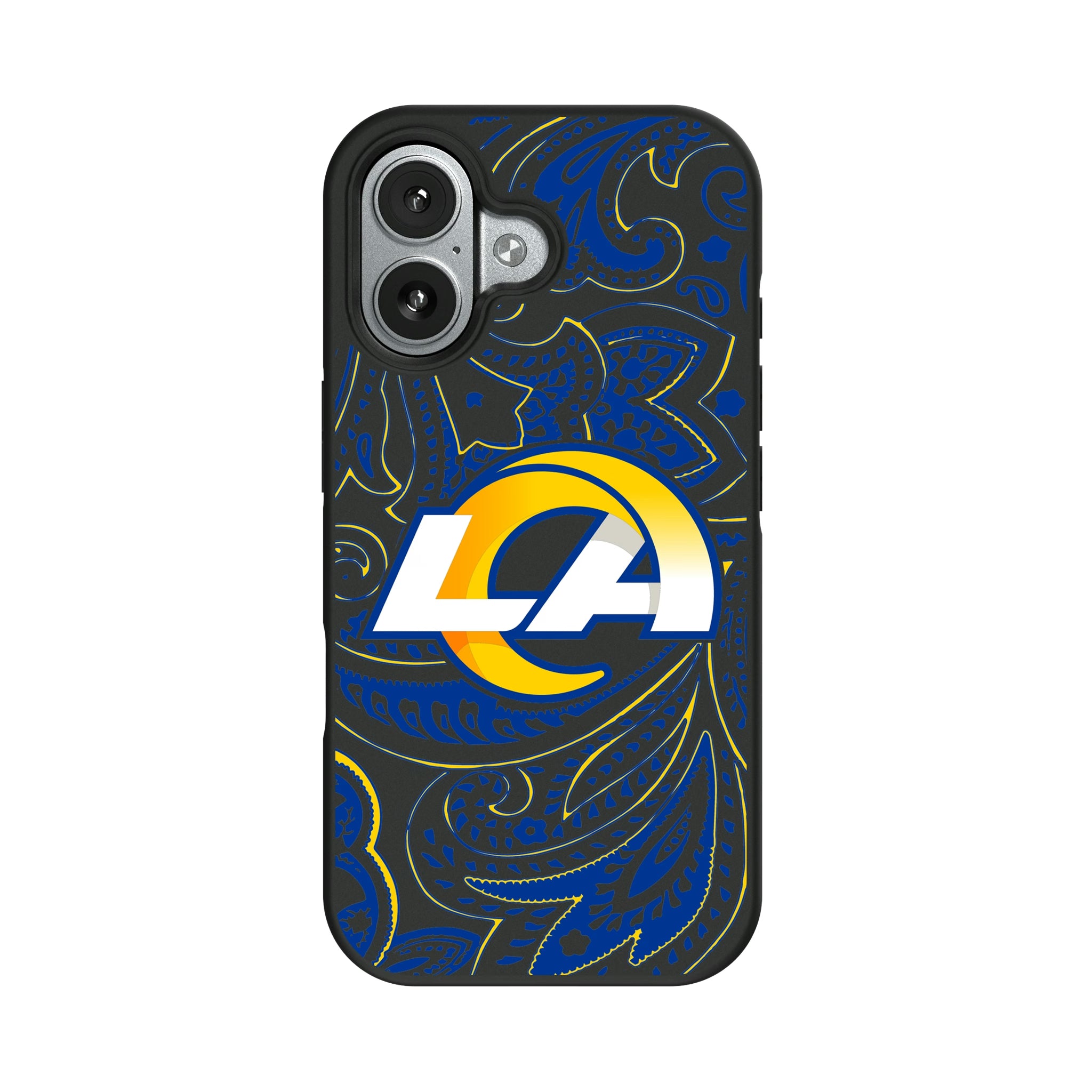 Los Angeles Rams Paisley iPhone Bump Phone Case for Apple iPhone#Device_iPhone 17