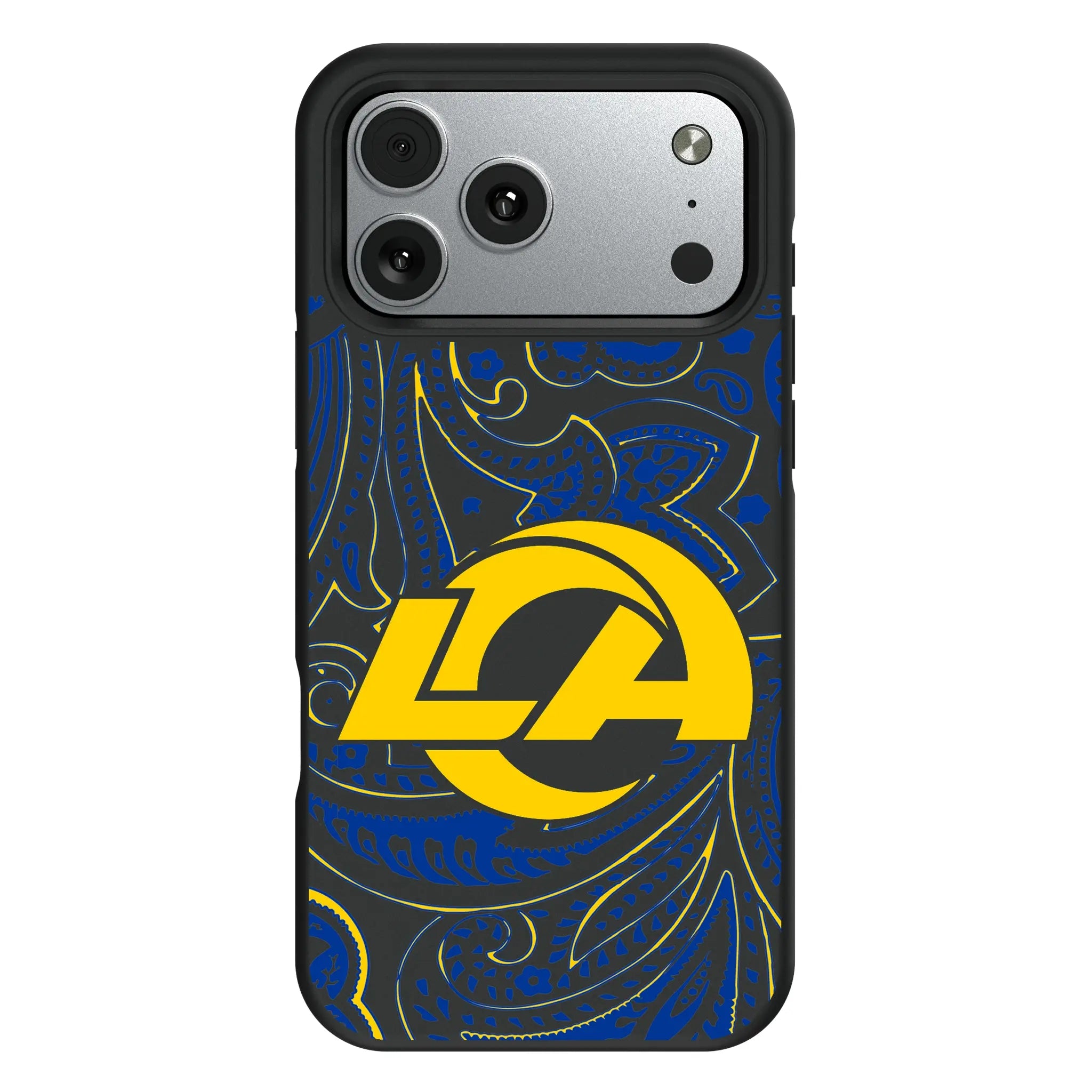 Los Angeles Rams Paisley iPhone Bump Phone Case for Apple iPhone#Device_iPhone 17 Pro Max
