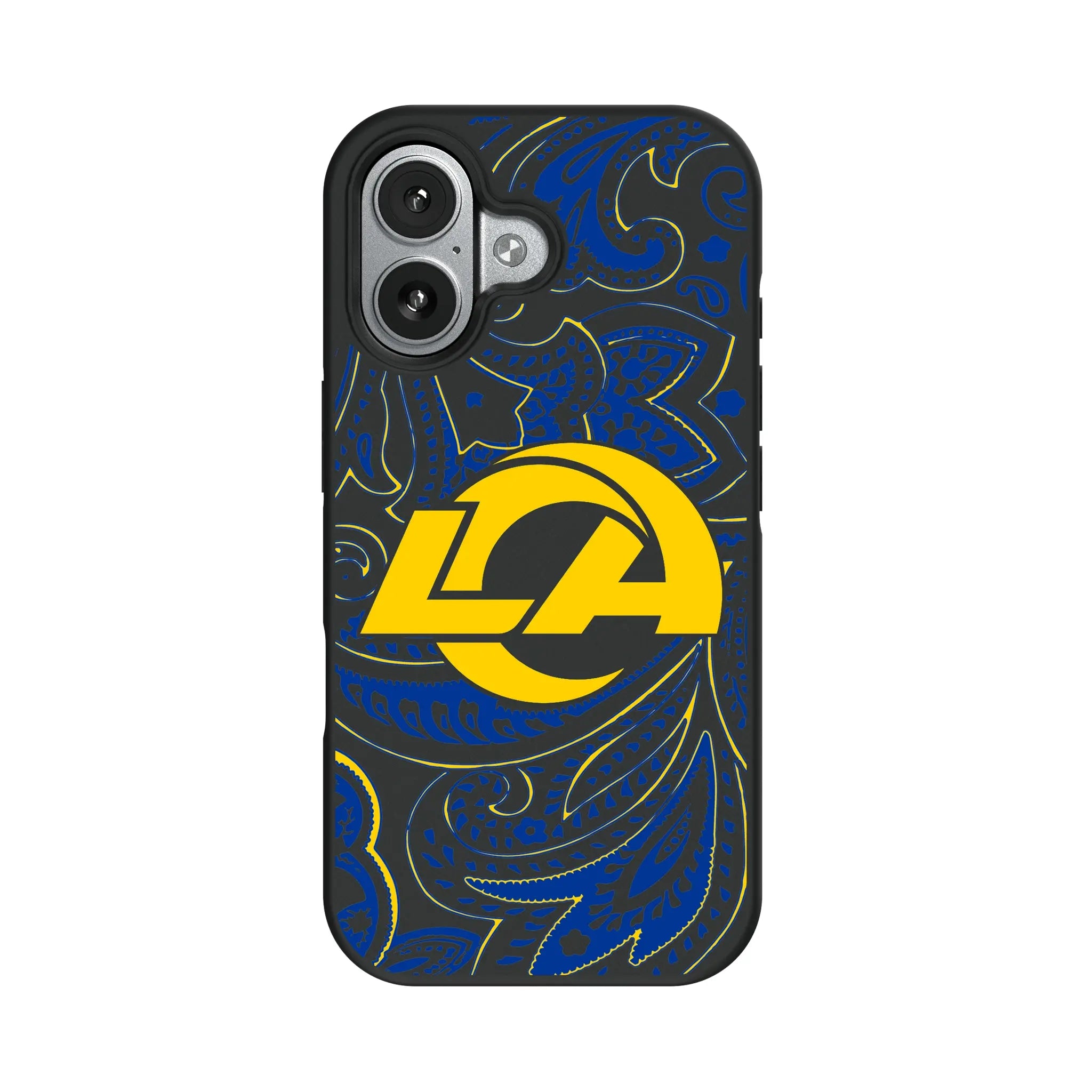 Los Angeles Rams Paisley iPhone Bump Phone Case for Apple iPhone#Device_iPhone 17