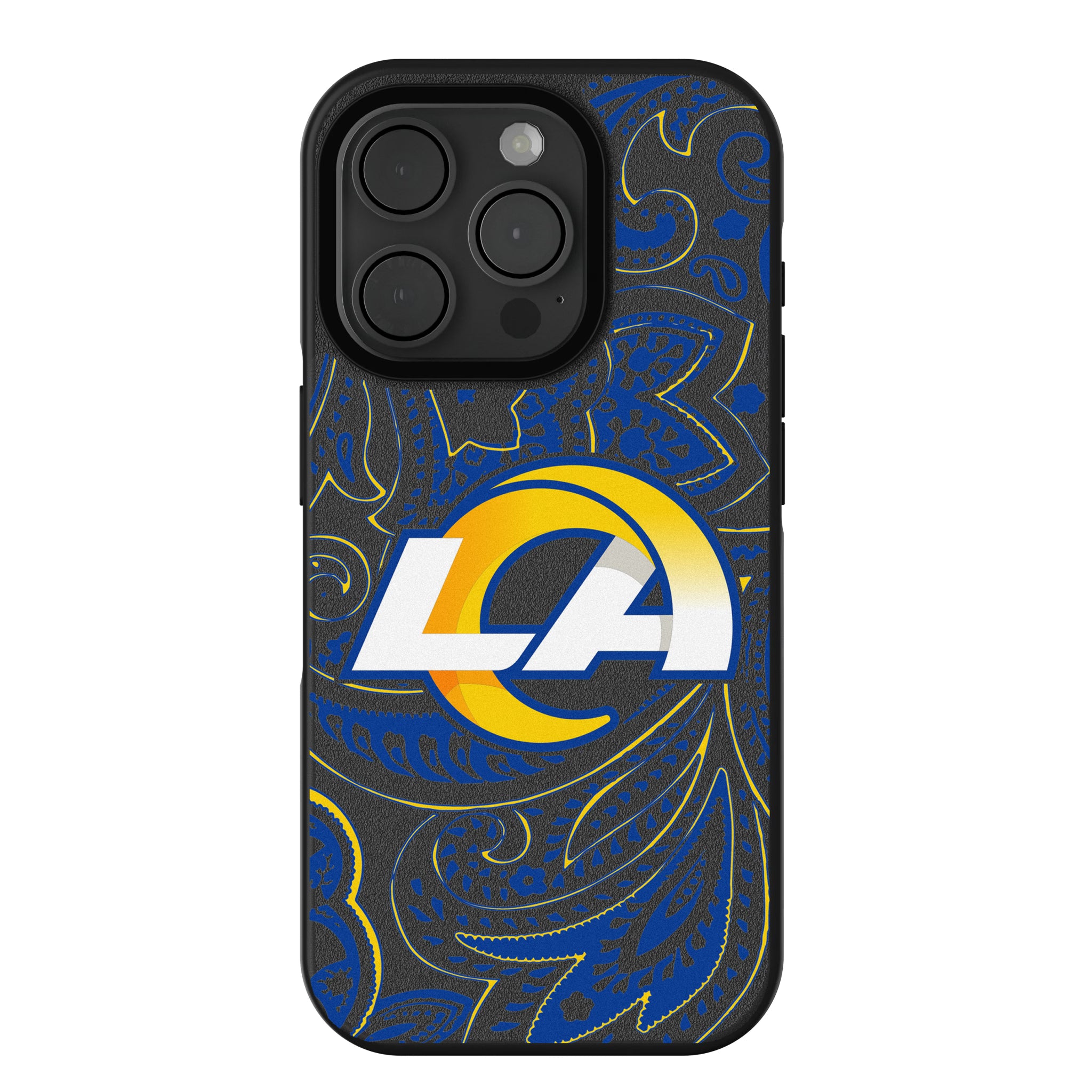 Los Angeles Rams Paisley iPhone Bump Phone Case for Apple iPhone